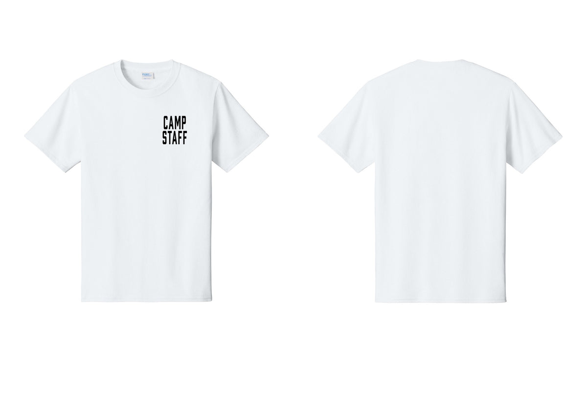 NYC Factory Unisex Camp Staff Classic T-Shirt - Chest Only - White