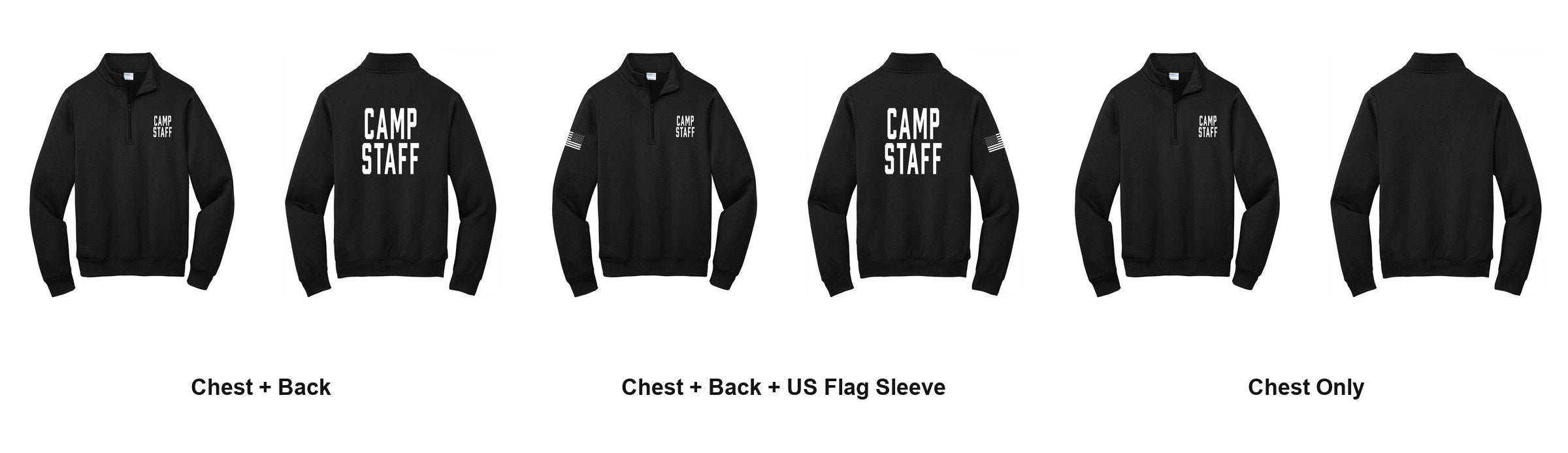 CAMP STAFF print layouts