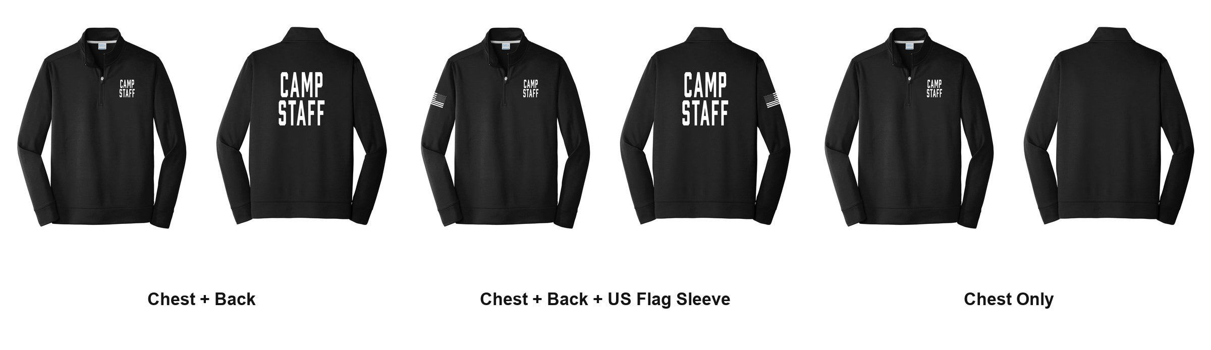 CAMP STAFF print layouts