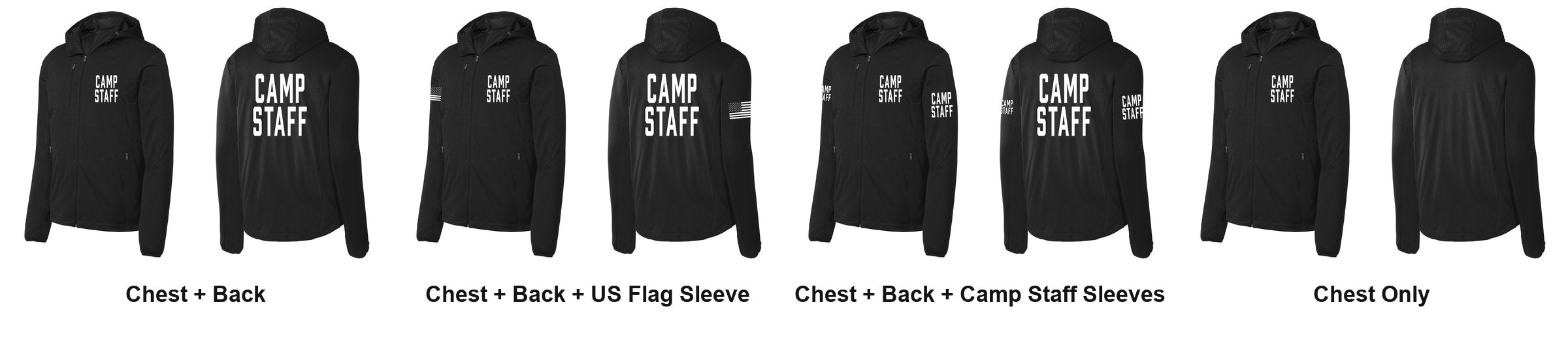 CAMP STAFF print layouts