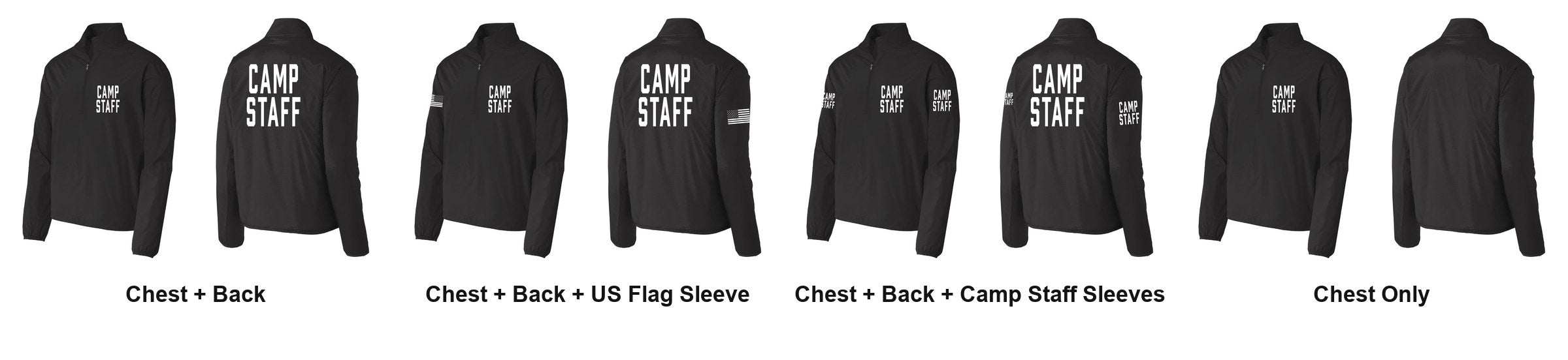 CAMP STAFF print layouts