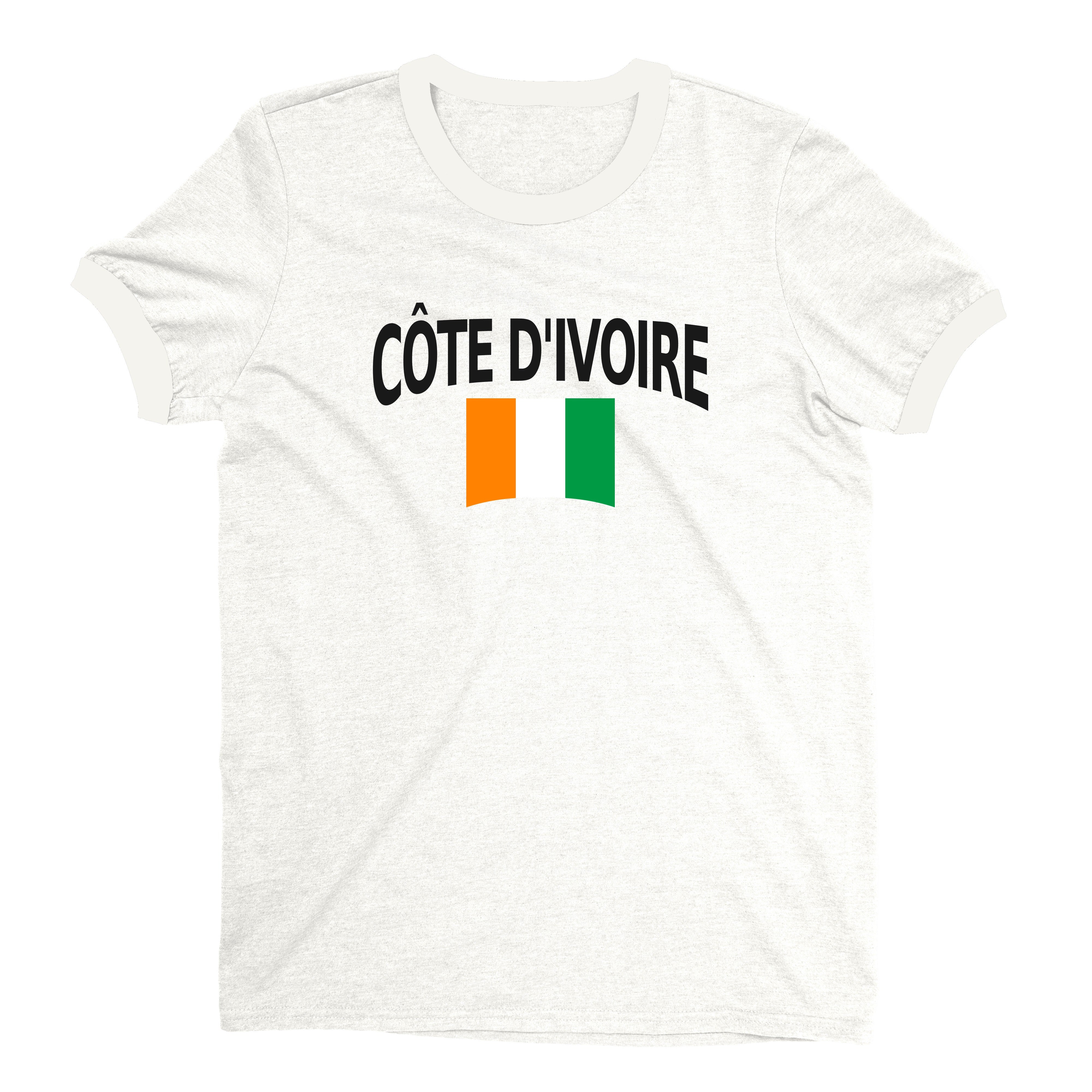 Ivory Coast World Cup Plain Tee Unisex T-Shirt -- NYC Factory