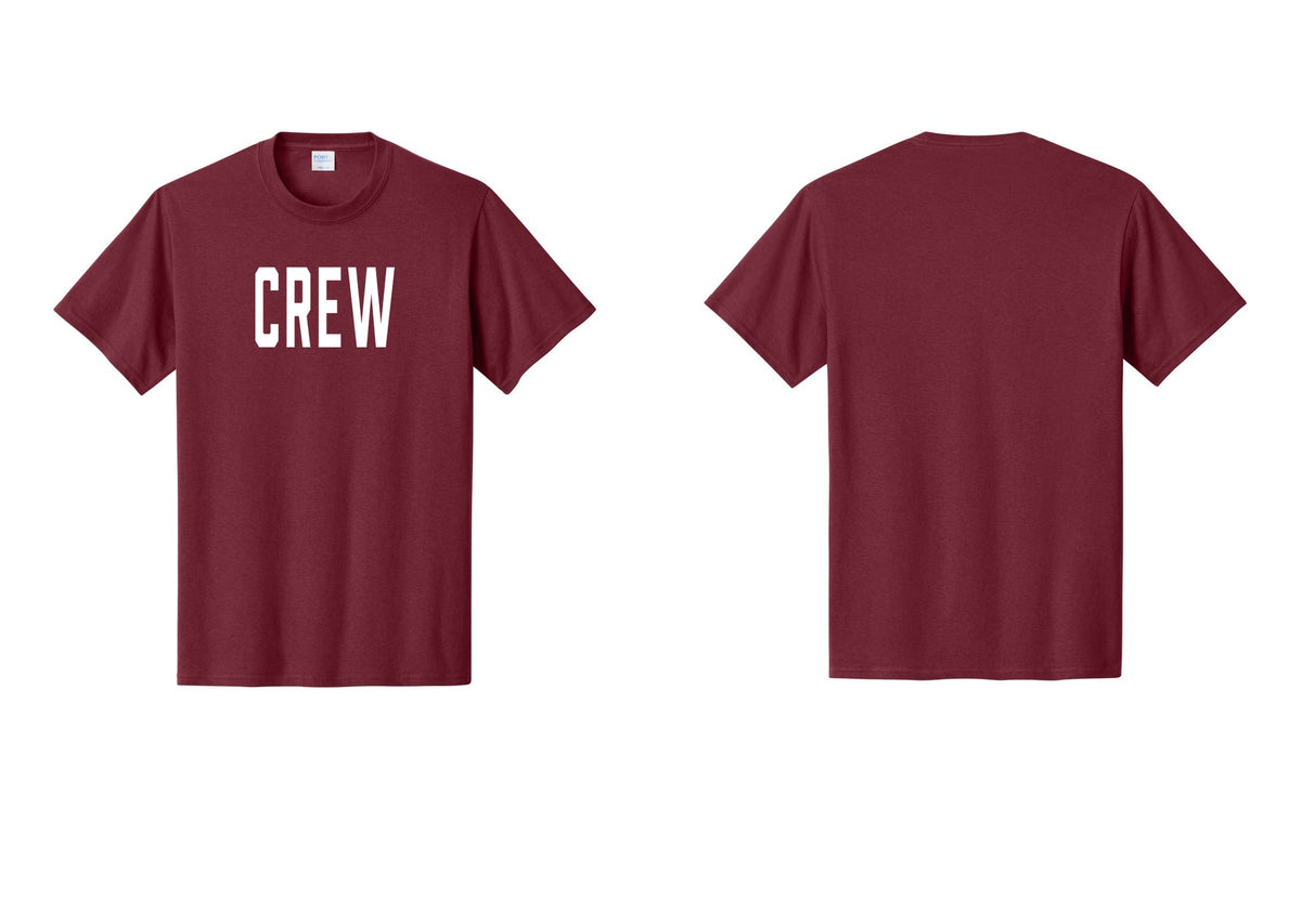 NYC Factory Crew T-Shirt for Event Staff & Production Teams (Classic) - Front Only - Cardinal
