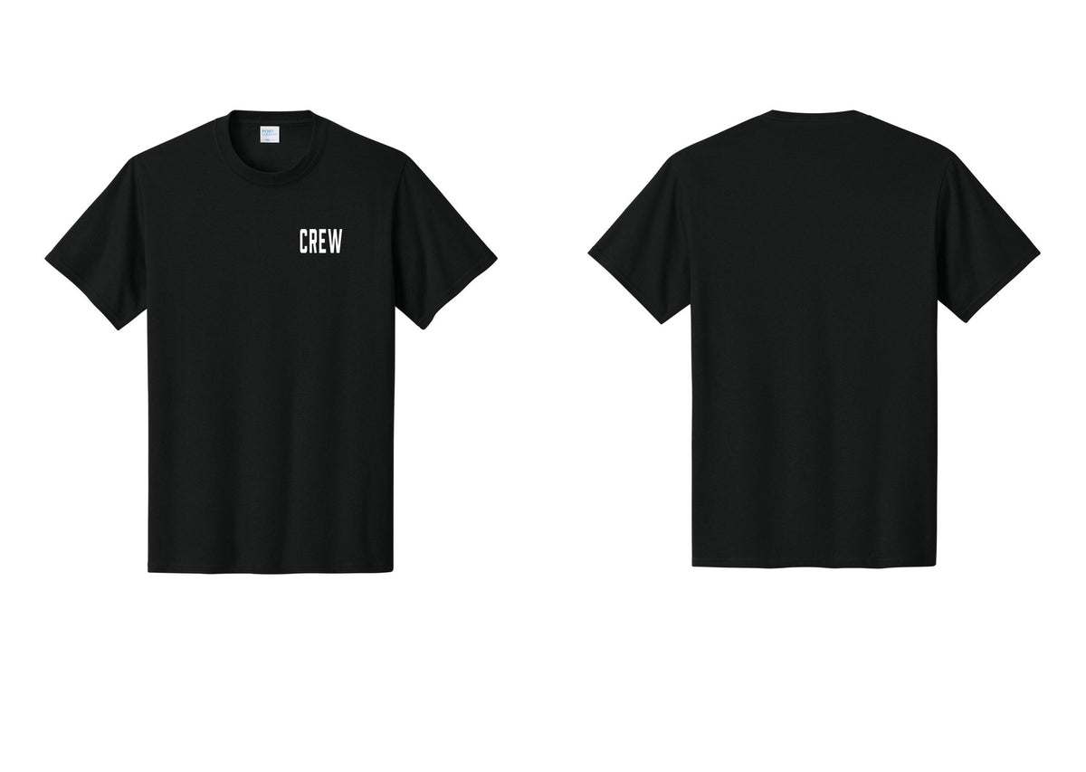 NYC Factory Crew T-Shirt for Event Staff & Production Teams (Classic) - Chest Only - Black