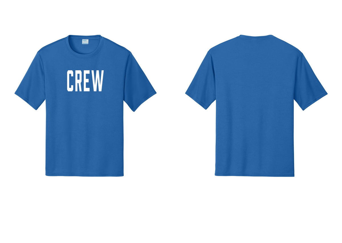NYC Factory Crew Performance T-Shirt for Event Staff & Production Teams (Classic) - Front Only - Royal