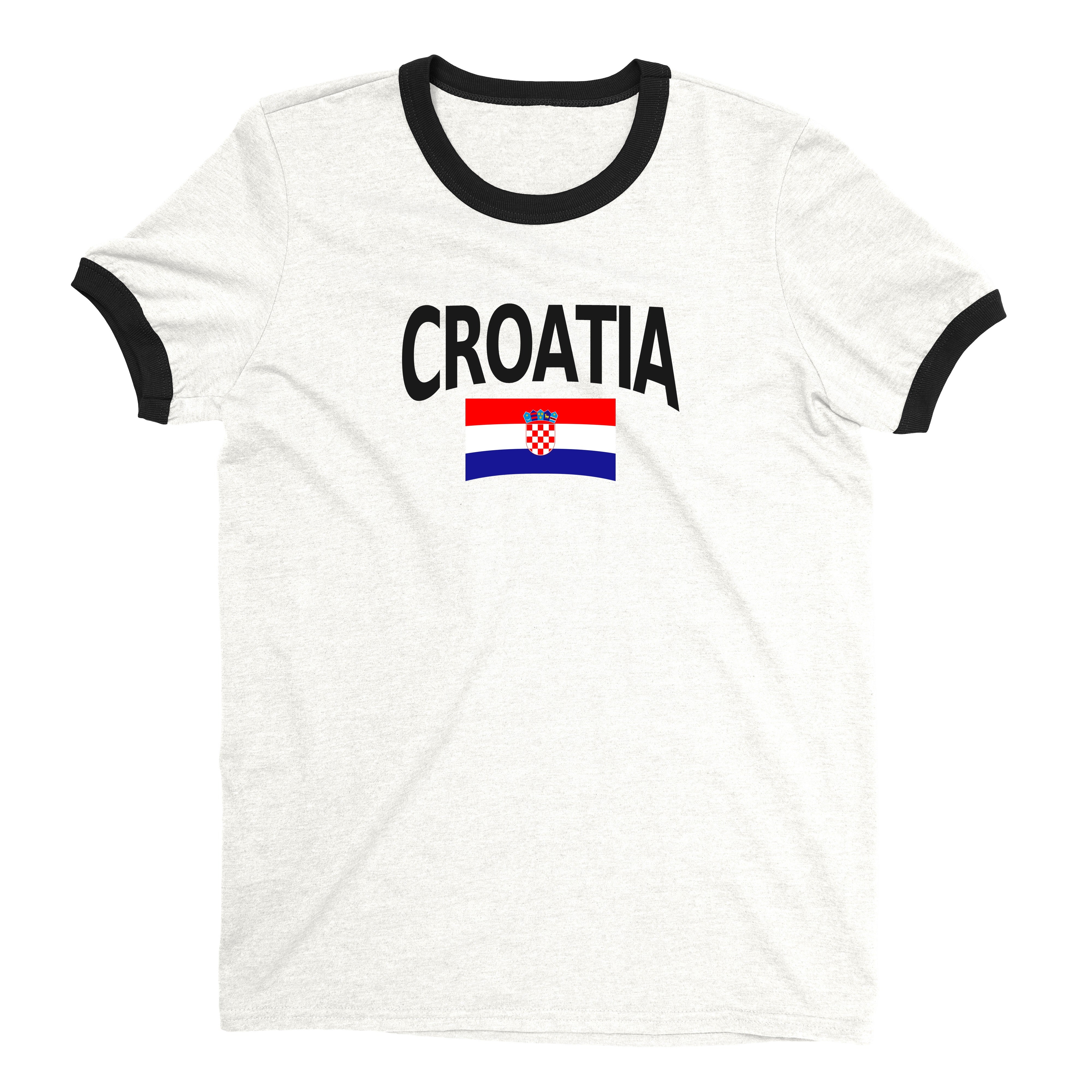 Croatia World Cup Ringer Tee Unisex T-Shirt -- NYC Factory