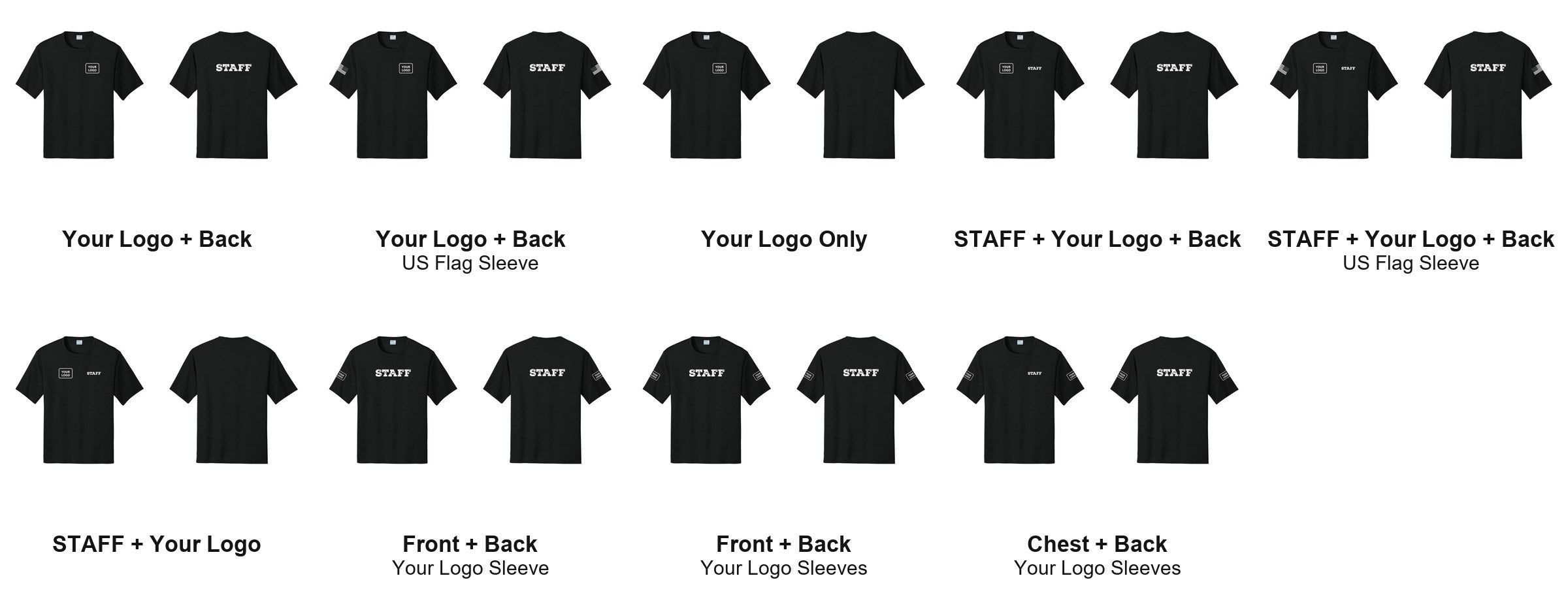 STAFF print layouts
