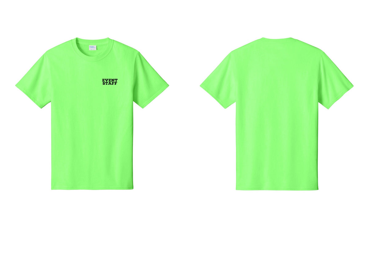 NYC Factory Event Staff T-Shirt - Chest Only - Neon Green