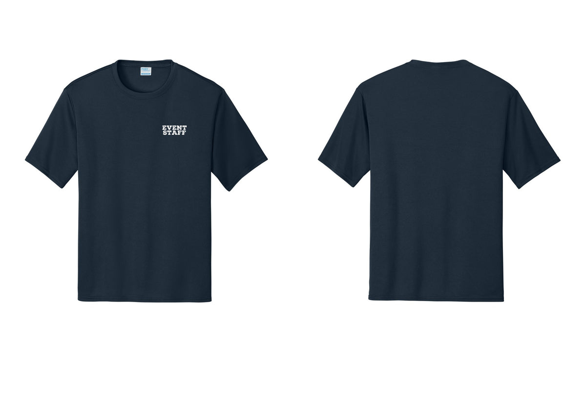 NYC Factory Event Staff Performance T-Shirt (Rustic) - Chest Only - Navy