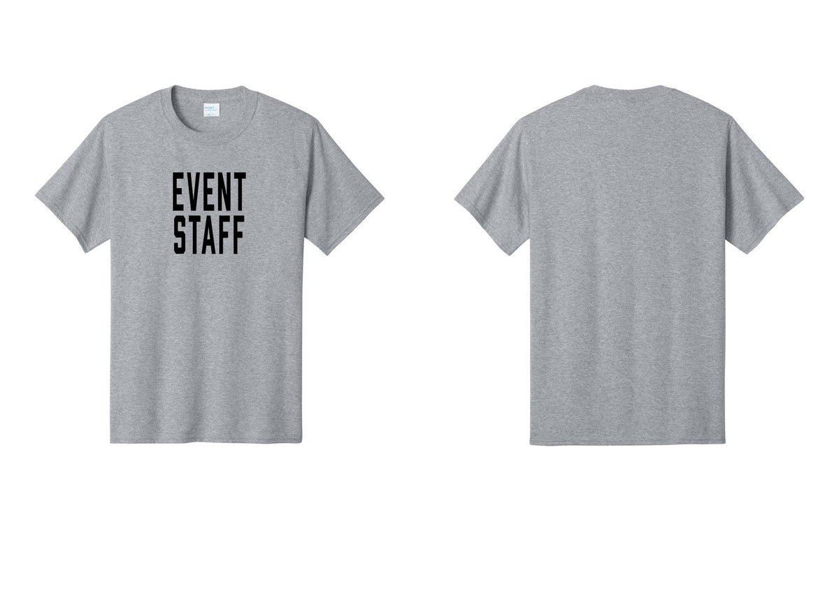 NYC Factory Event Staff T-Shirt, Condensed Lettering - Front Only - Athletic Heather