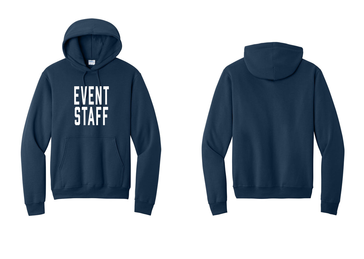 NYC Factory Event Staff Cotton Fleece Pullover Hoodie (Classic) - Front Only - Navy