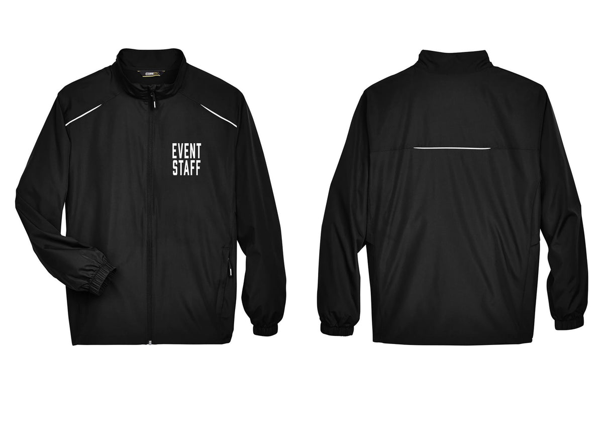 NYC Factory Event Staff Reflective Lightweight Jacket (Classic) - Chest Only - Black