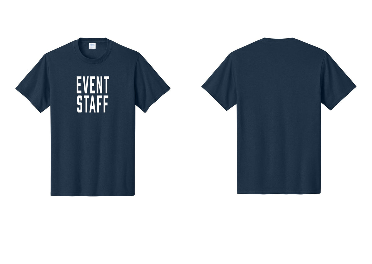 NYC Factory Event Staff T-Shirt, Condensed Lettering - Front Only - Navy
