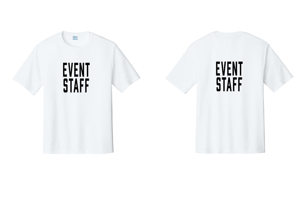 NYC Factory Event Staff Performance T-Shirt (Classic) - Front + Back - White