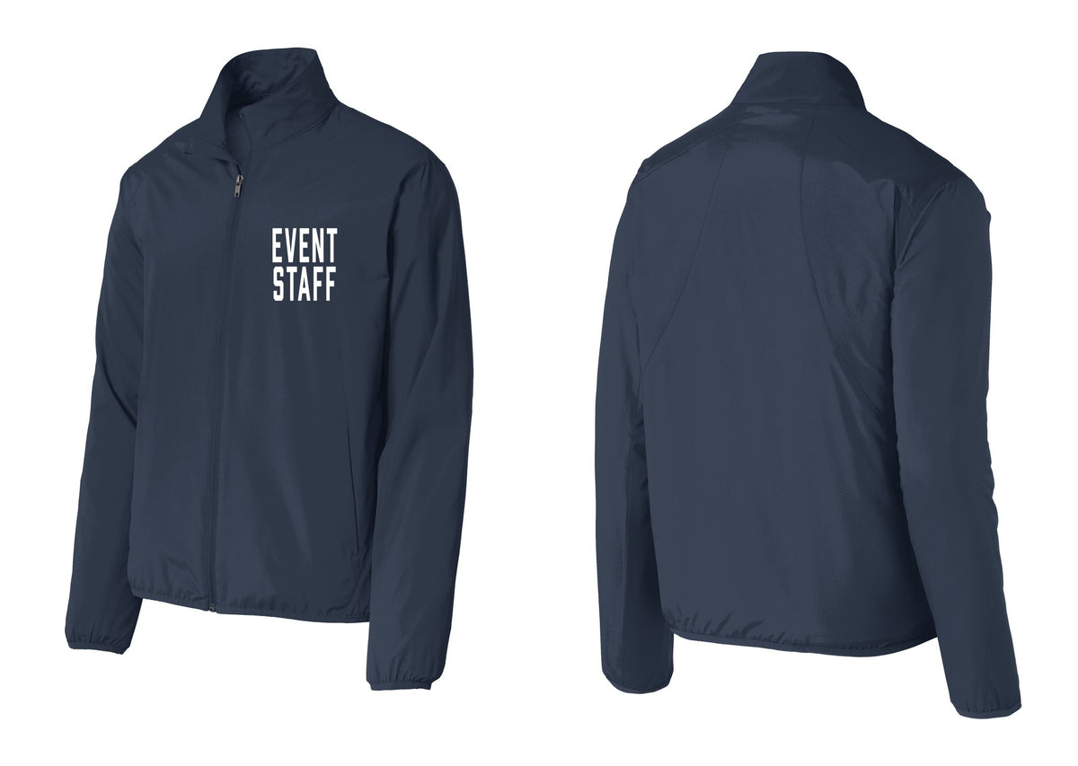 NYC Factory Event Staff Windbreaker Full-Zip Jacket (Classic) - Chest Only - Dress Blue Navy