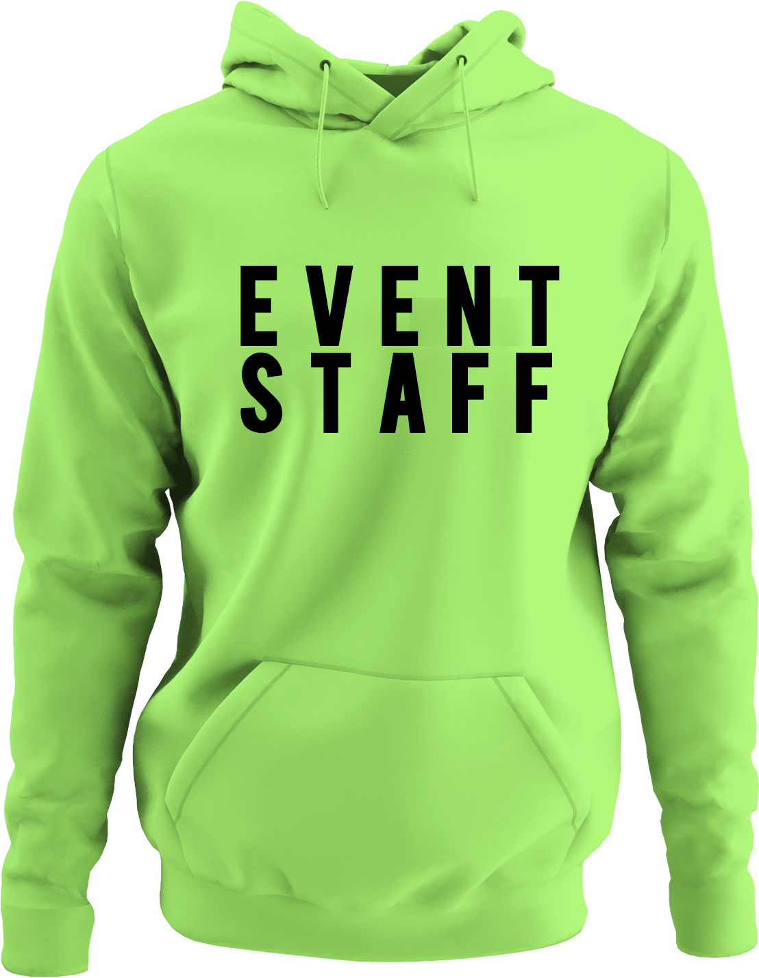 NYC FACTORY Mens EVENT STAFF Cotton Fleece Pullover Hoodie Sweatshirt