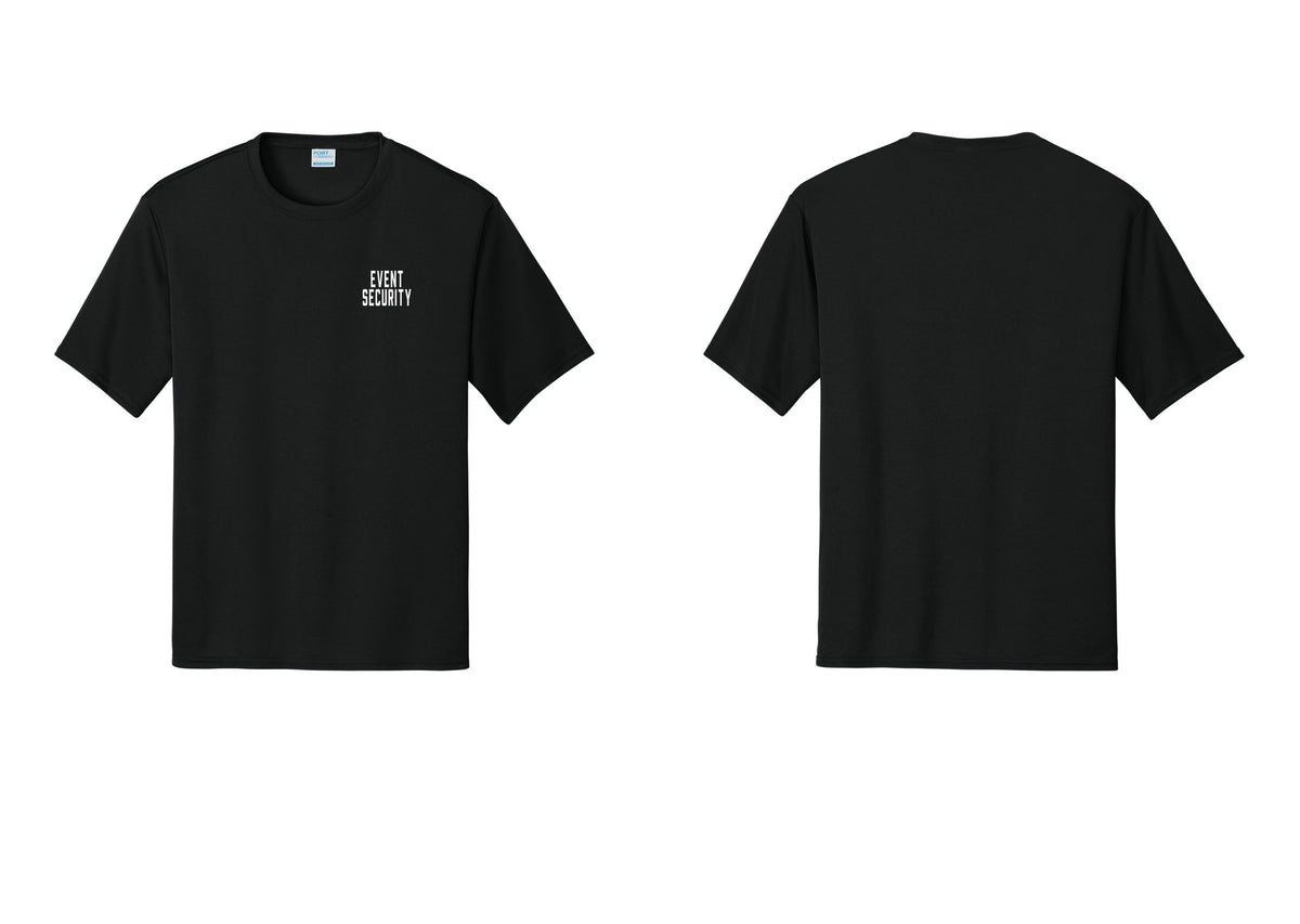 NYC Factory Event Security Performance T-Shirt (Classic) - Chest Only - Black