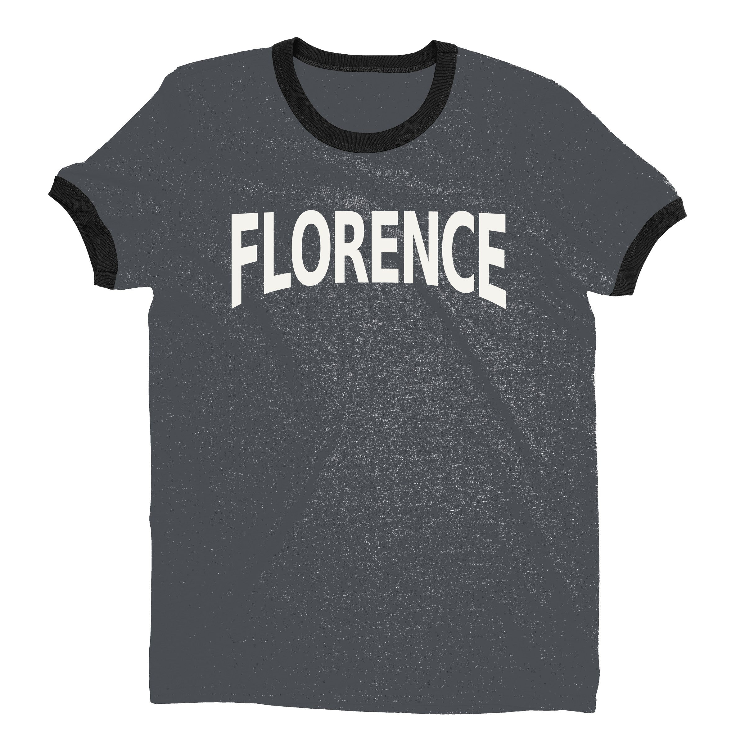 Florence Ringer Tee — Dark Heather