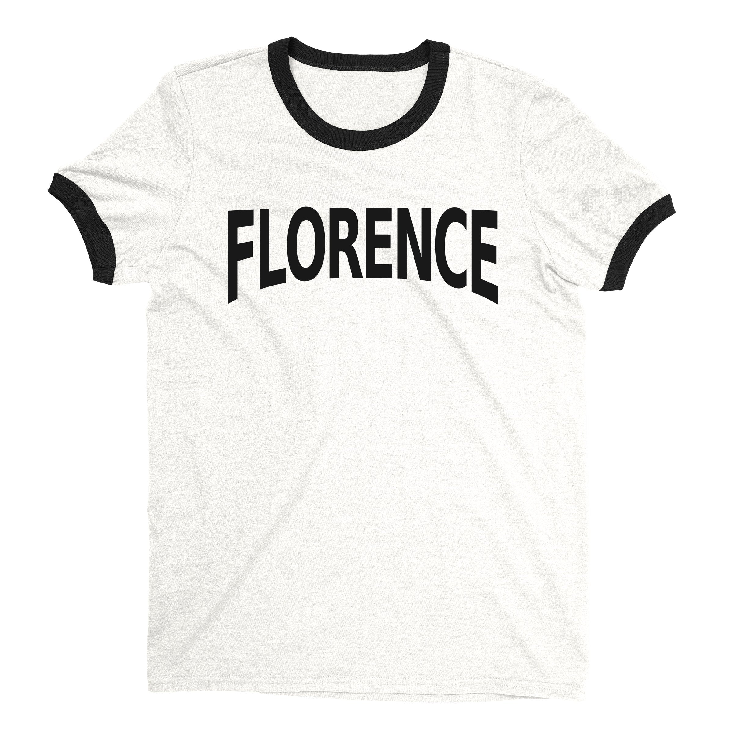 Florence Ringer Tee — White