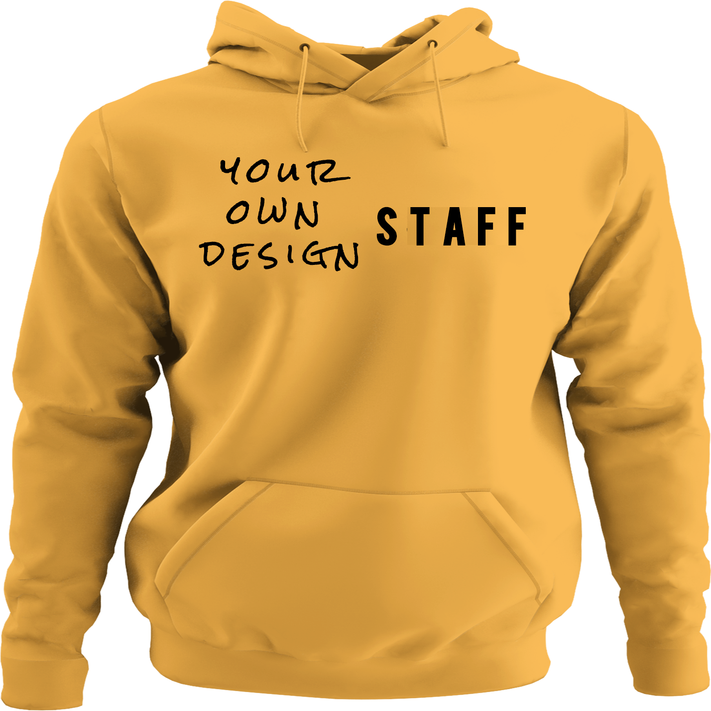 NYC FACTORY Mens EVENT STAFF Cotton Fleece Pullover Hoodie Sweatshirt