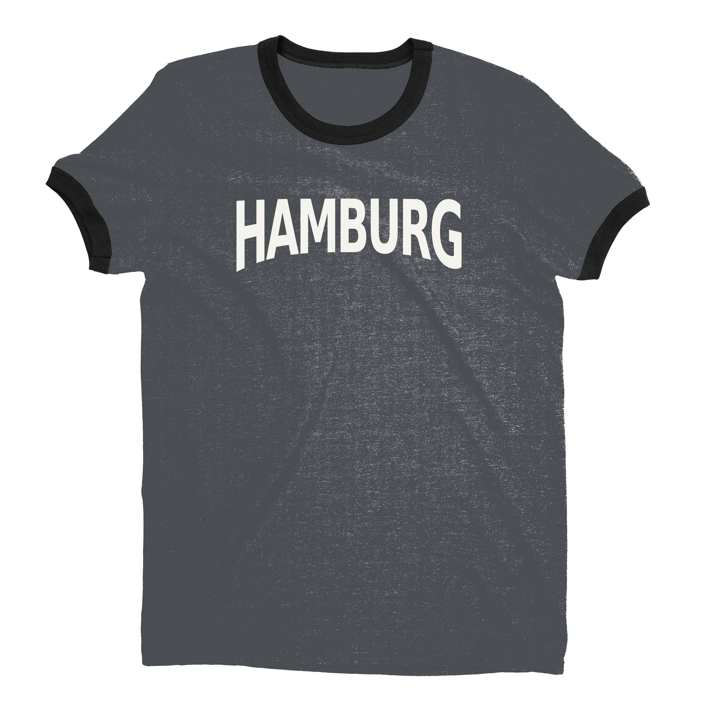 Hamburg Ringer Tee — Dark Heather