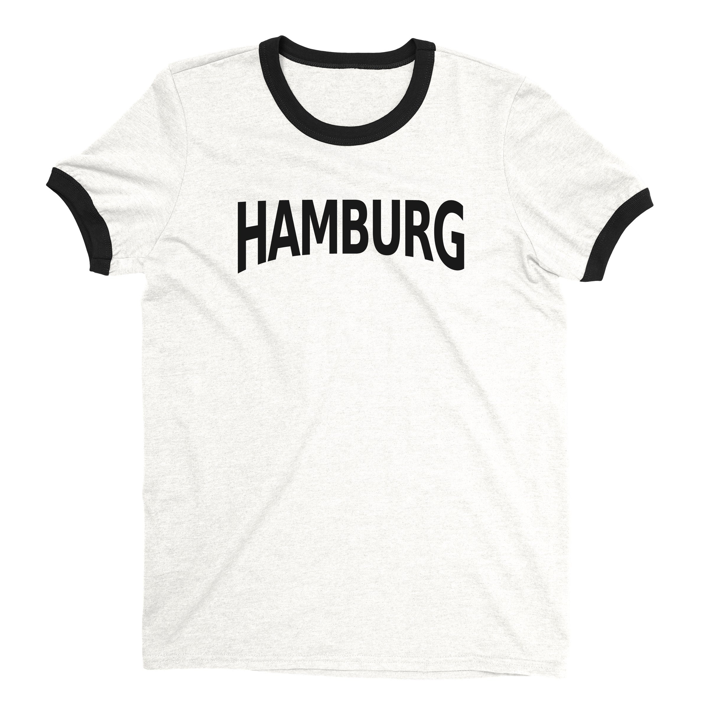Hamburg Ringer Tee — White