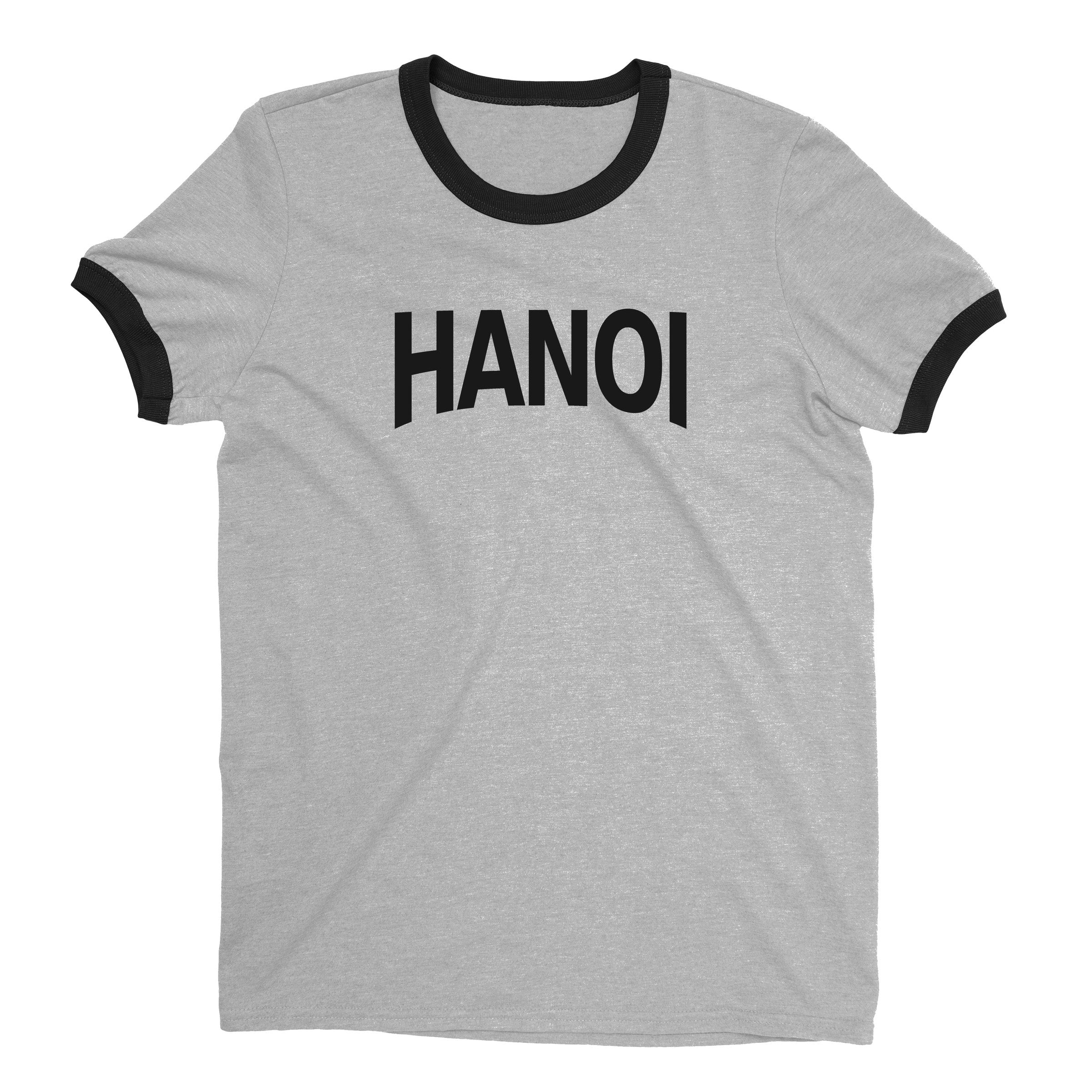 Hanoi Ringer Tee — Heather Gray