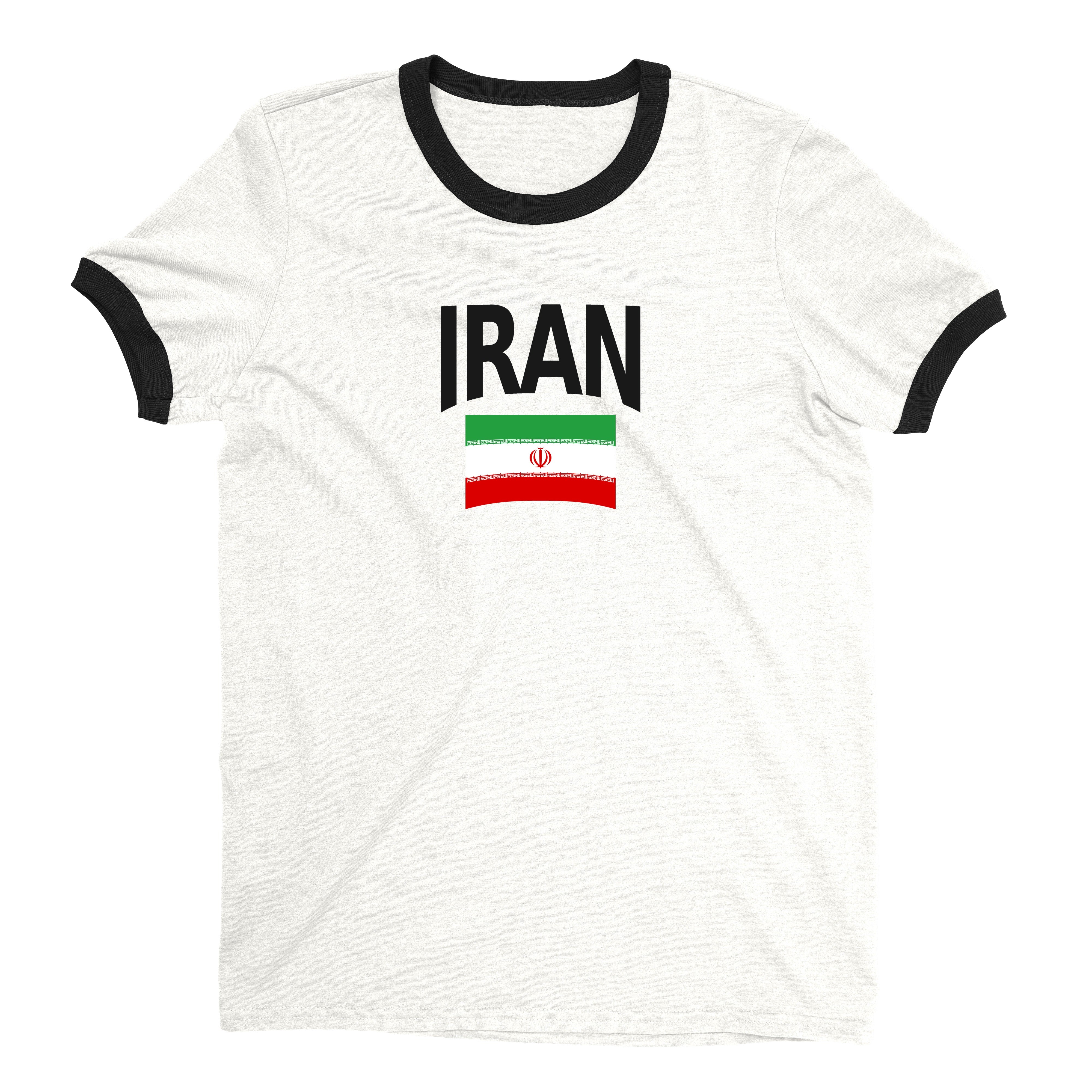Iran World Cup Ringer Tee Unisex T-Shirt -- NYC Factory