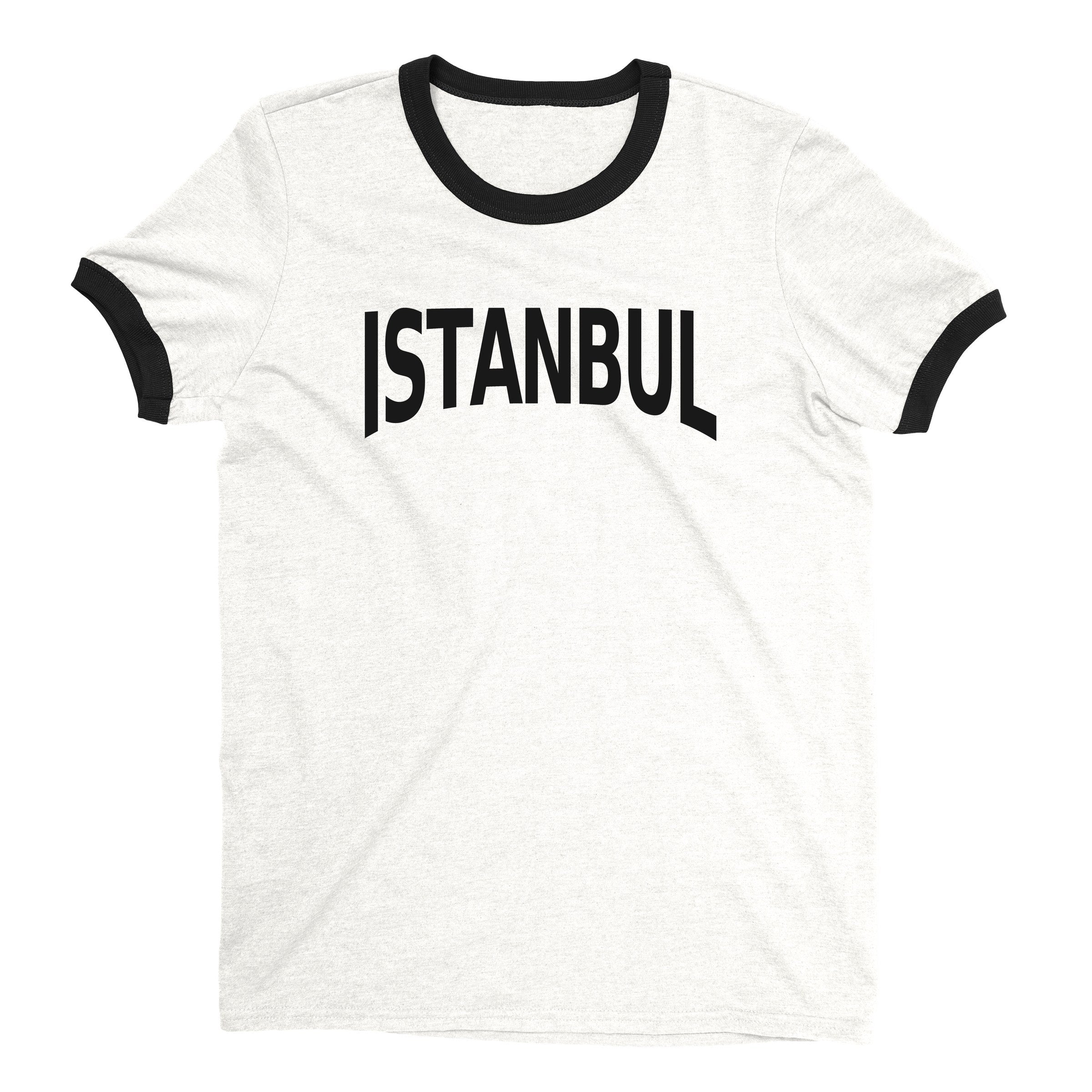Istanbul Ringer Tee — White
