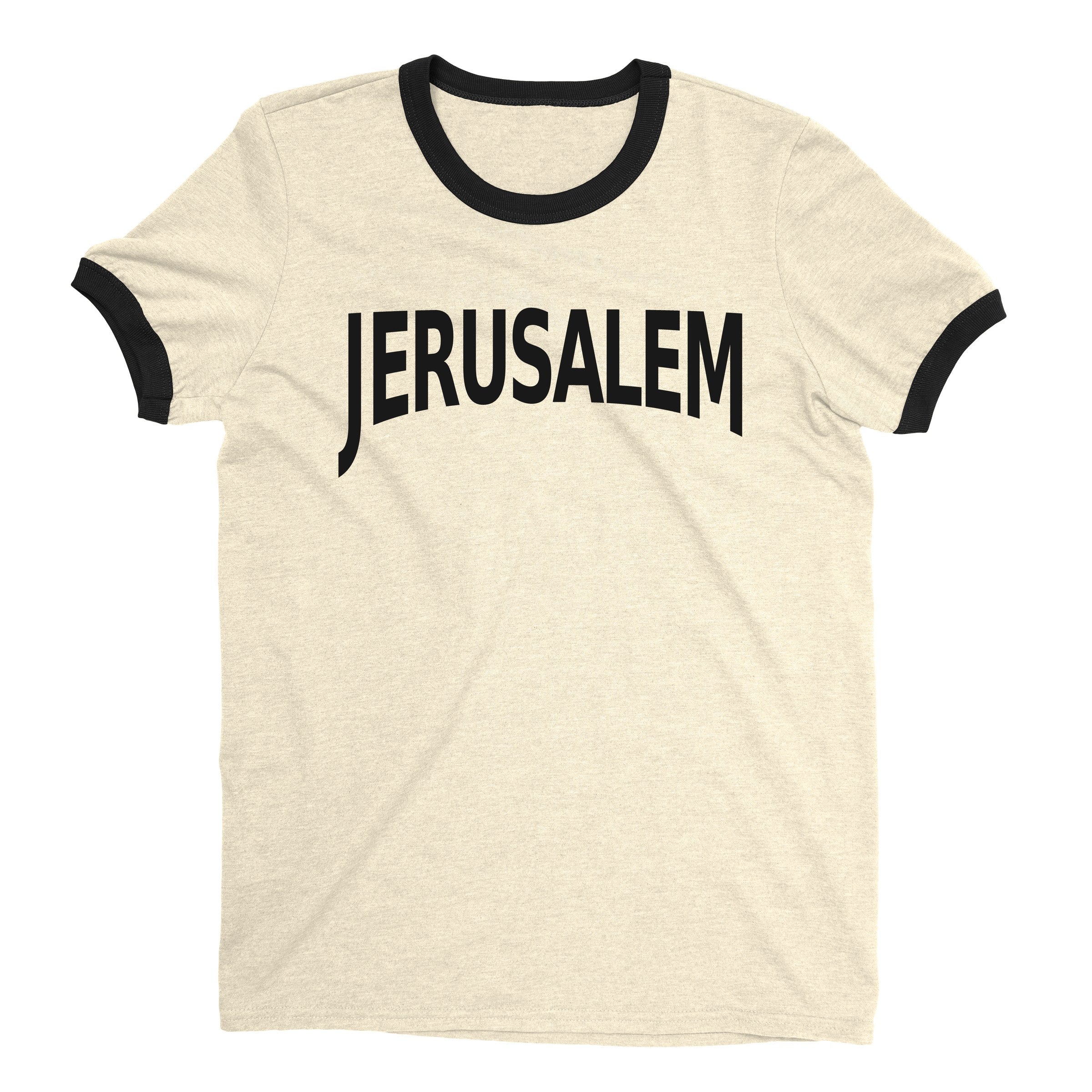 Jerusalem Ringer Tee — Natural