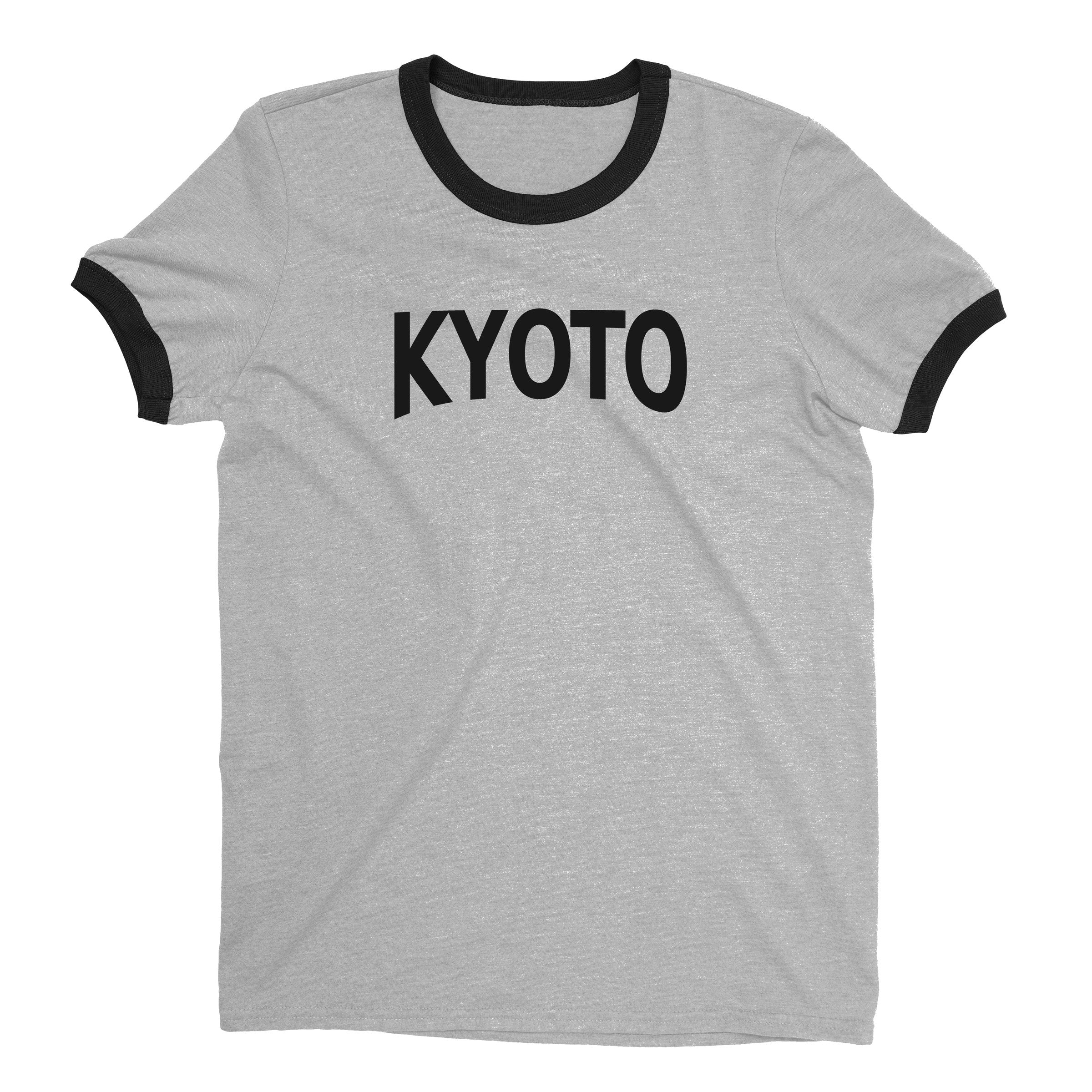 Kyoto Ringer Tee — Heather Gray