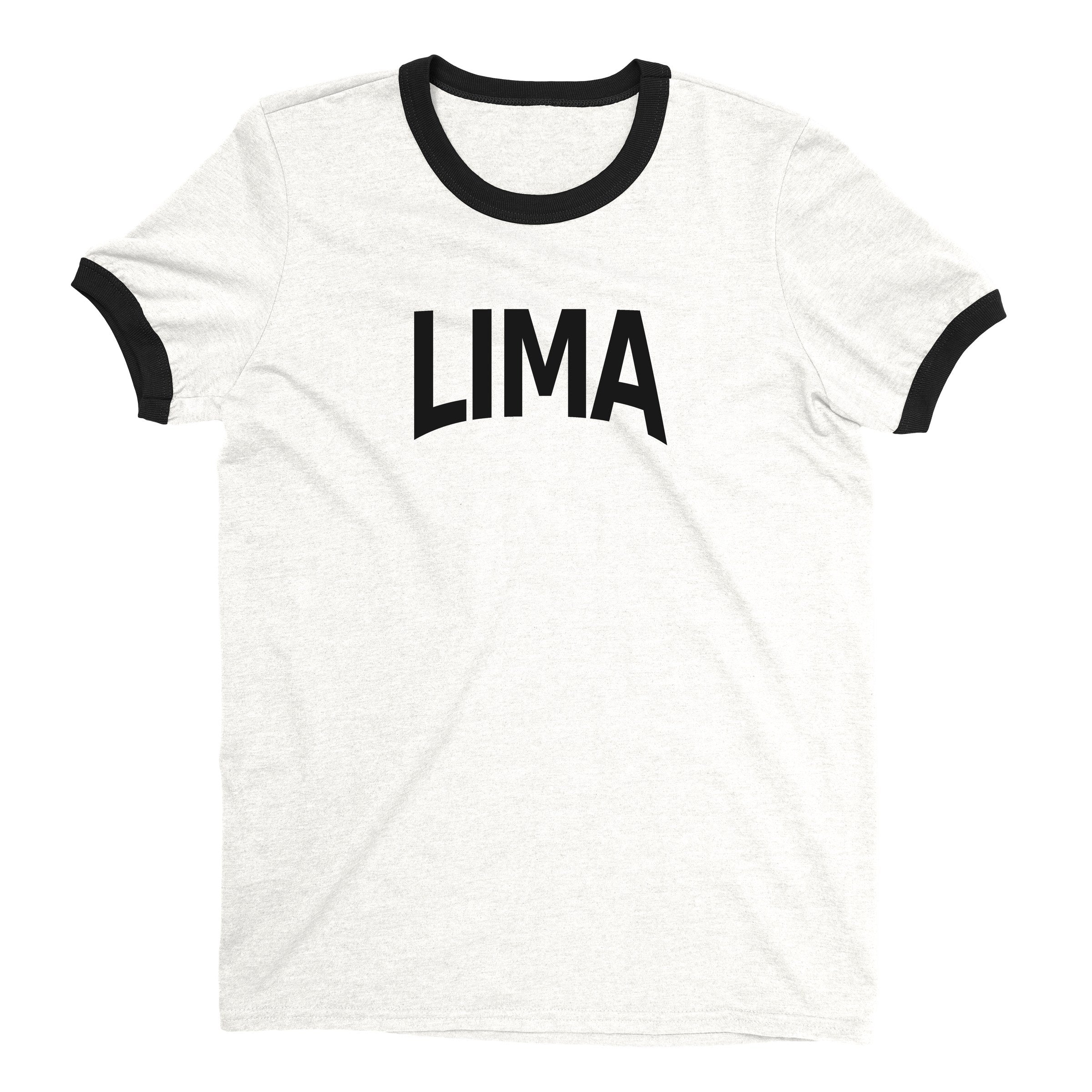Lima Ringer Tee — White
