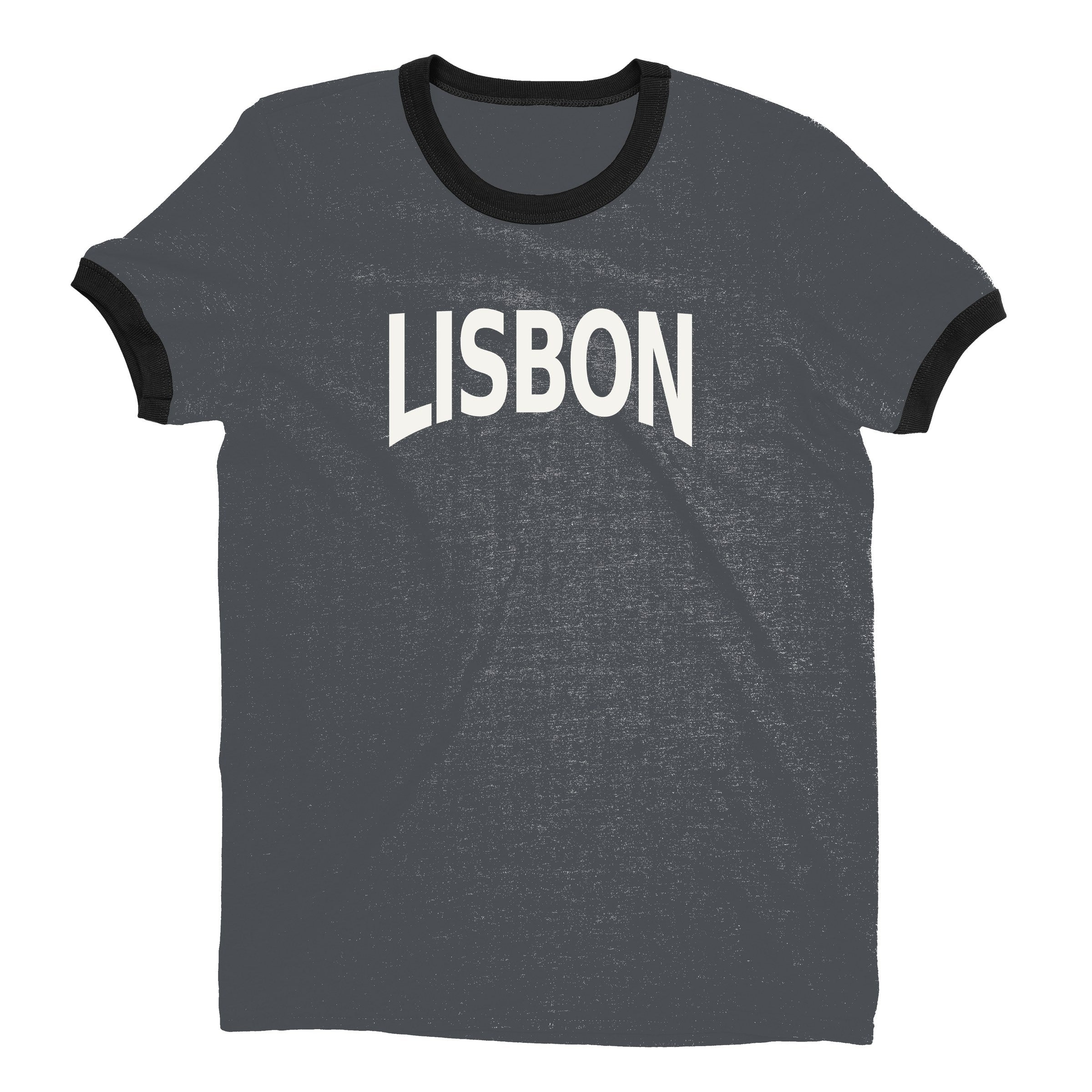 Lisbon Ringer Tee — Dark Heather