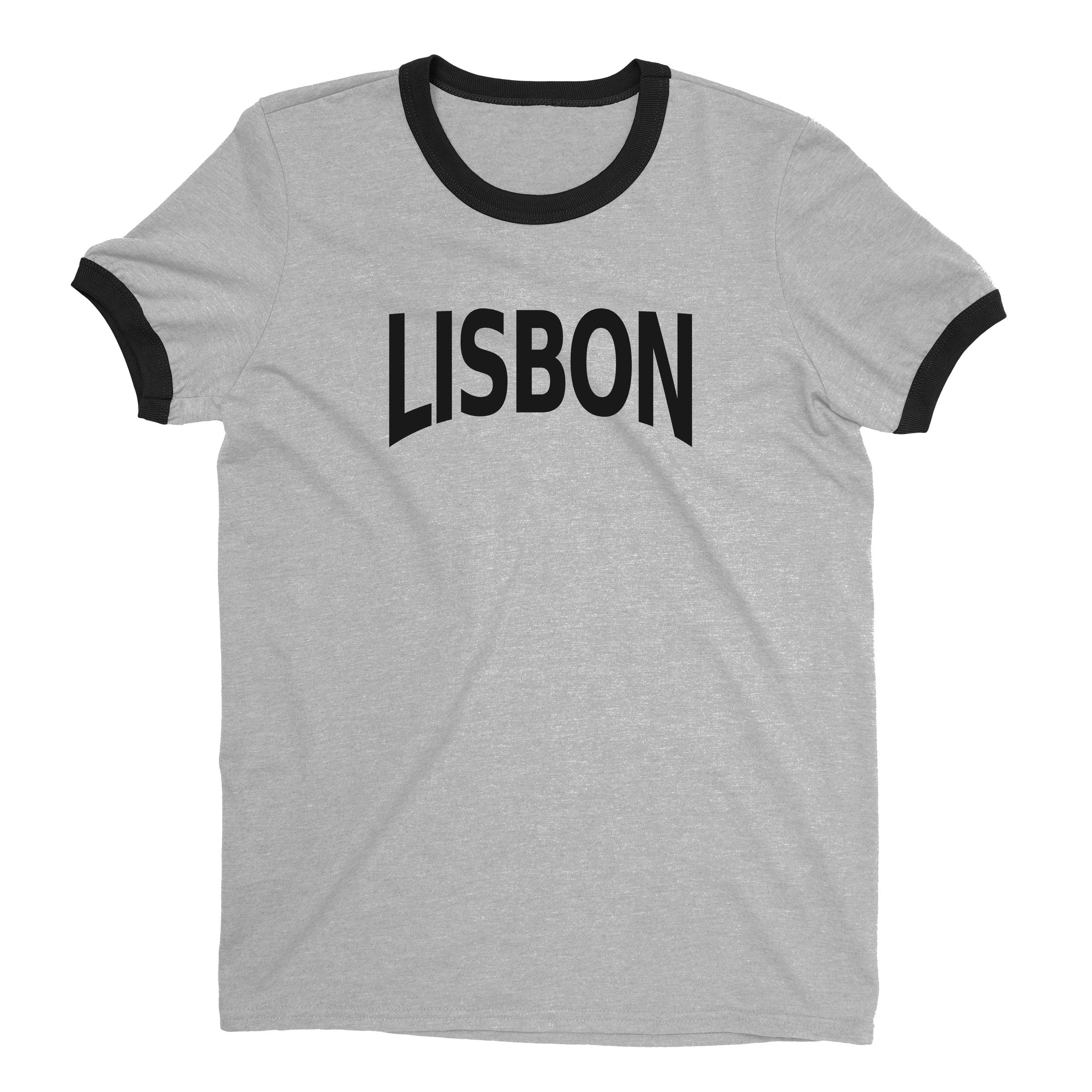 Lisbon Ringer Tee — Heather Gray