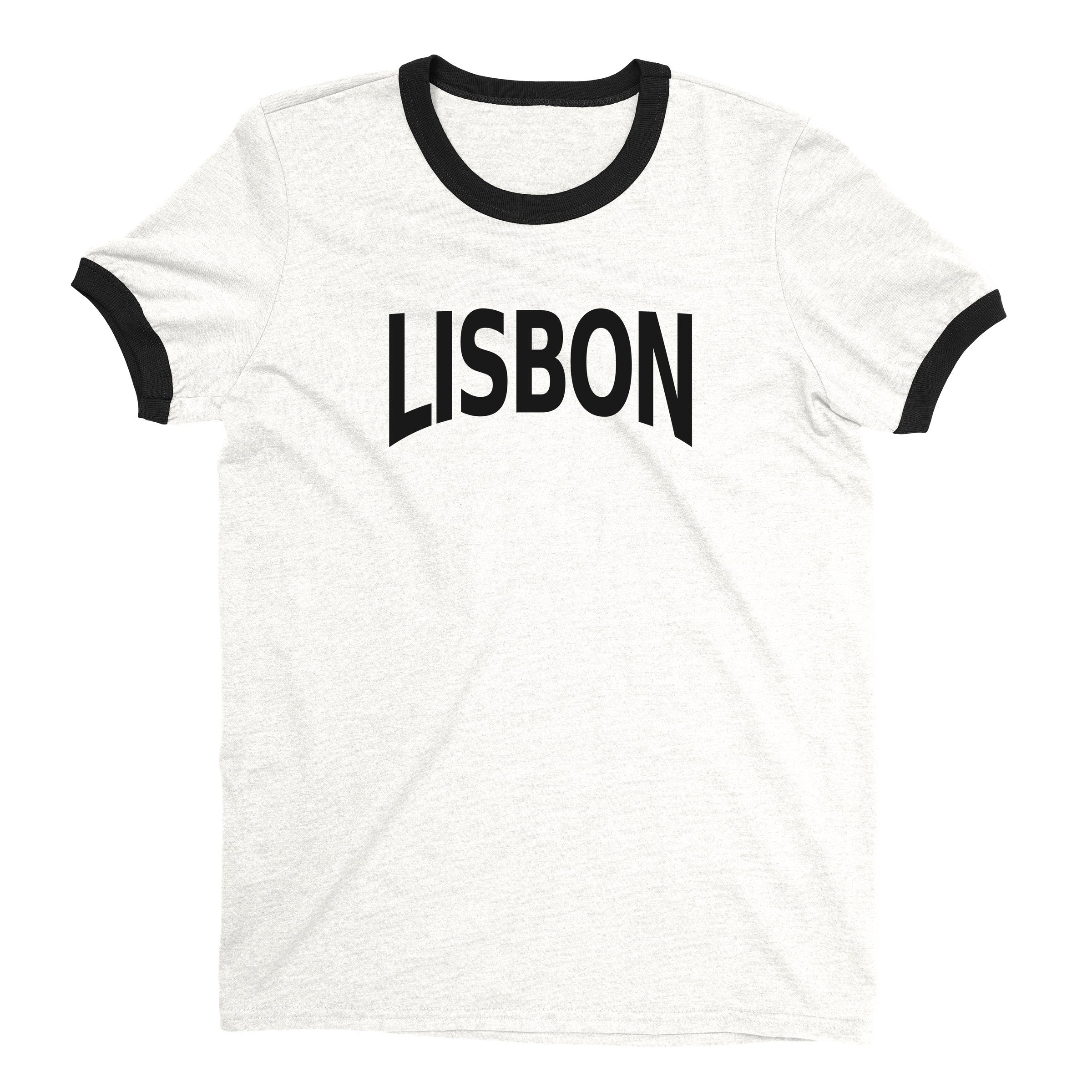 Lisbon Ringer Tee — White