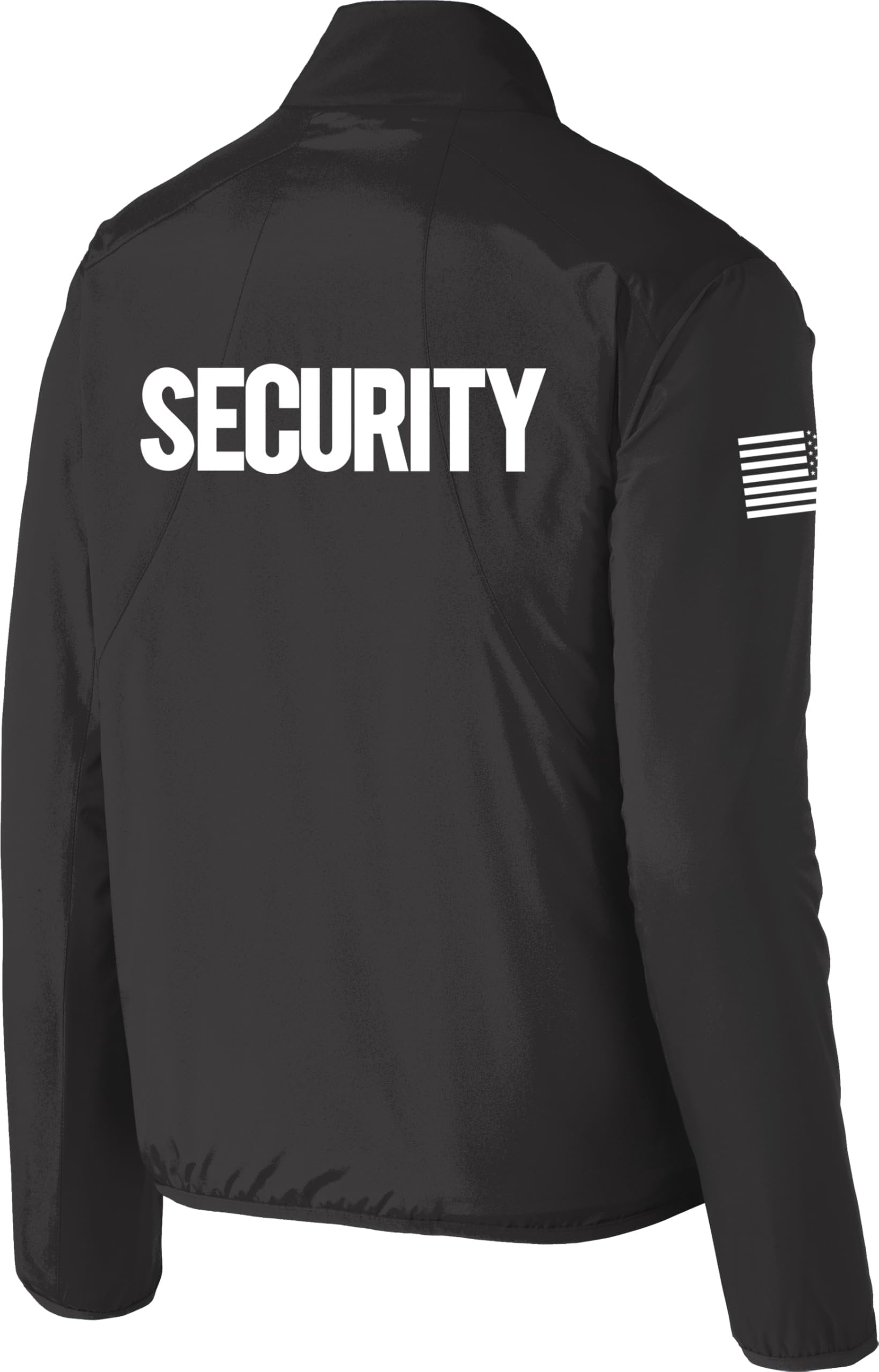 NYC FACTORY Men's Security Wind Breaker Jacket Wind & Water Resistant Full Zip