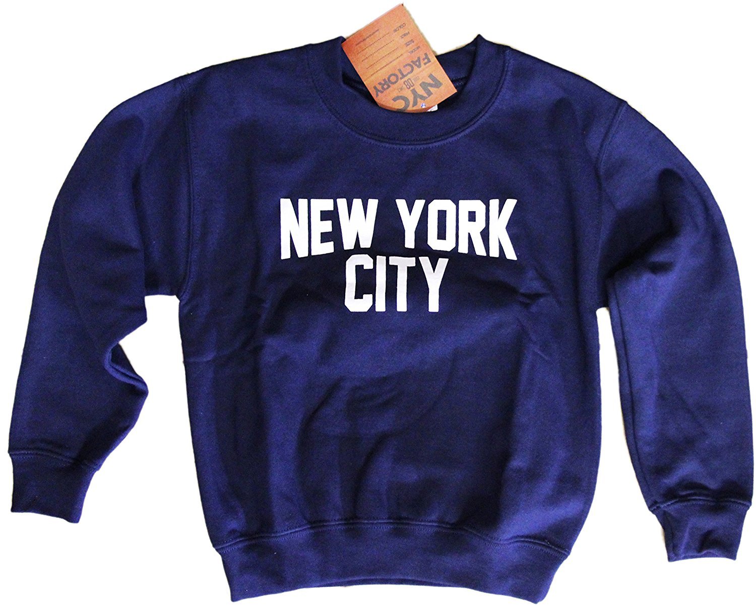 New York City Youth shirt Screenprinted Navy Blue Boys Lennon sweatshirt