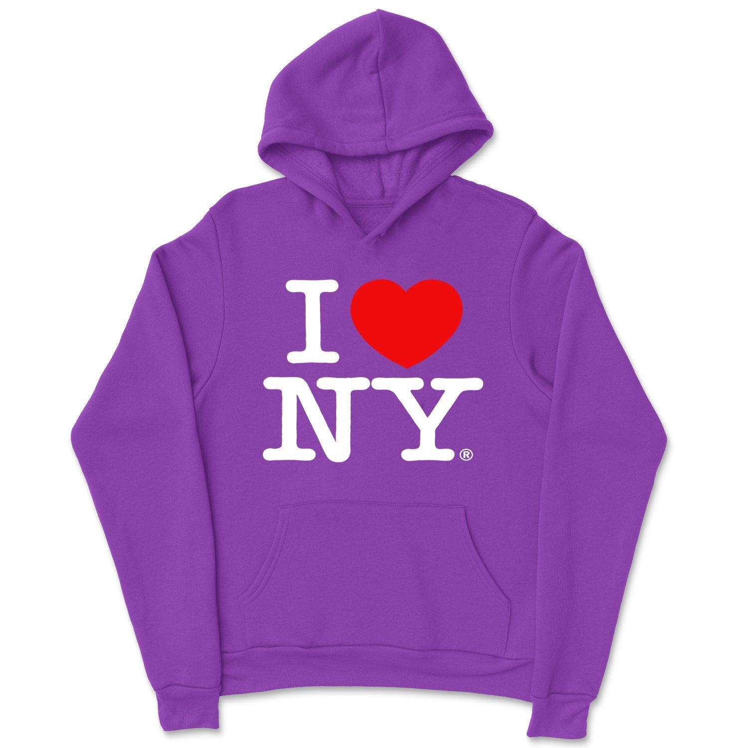 I Love NY Kids Hoodie Sweatshirt Officially Licensed (Youth, Turquoise)