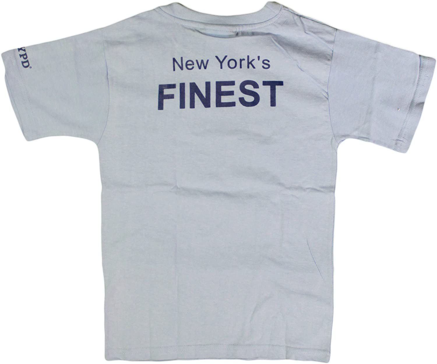 NYPD Kids T-Shirt New York Finest Youth Gray Tee Official Product