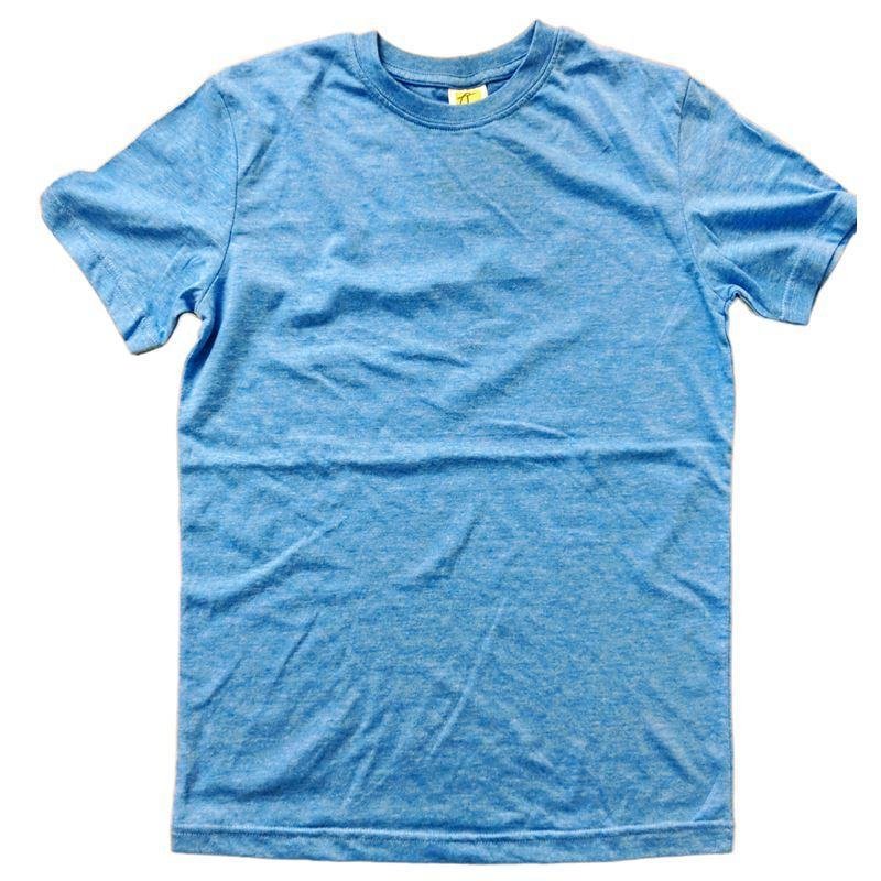 Tulo Garn Mens Heather Color Cotton Blend Tee - NYC Factory