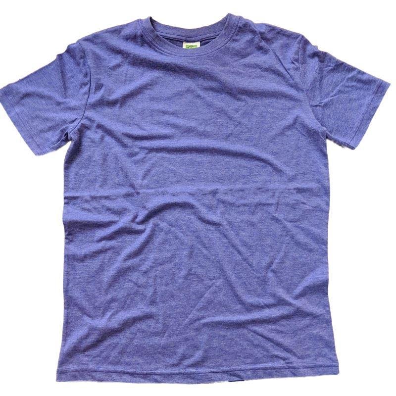 Tulo Garn Kids Heather Color Cotton Blend Crew Tee - NYC Factory