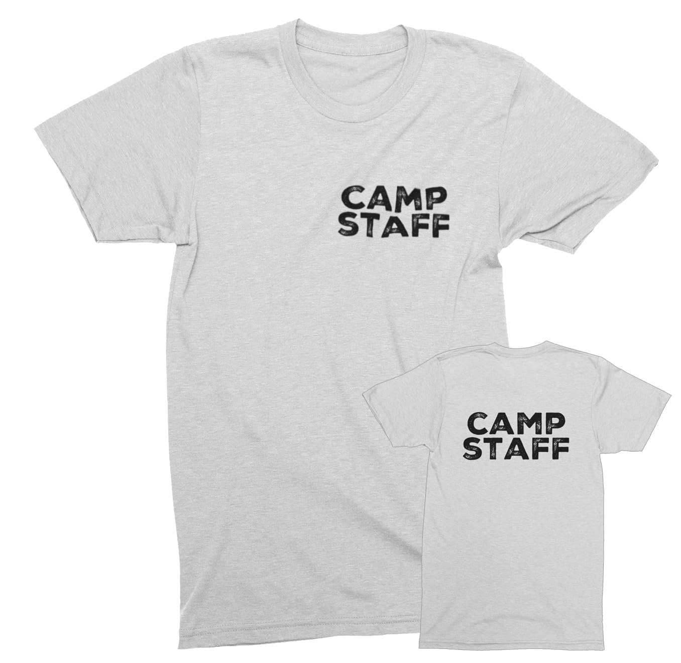 Professional Event T-Shirt - Rustic Design for Staff (Front Only, NR-G) Soft Cotton Tees