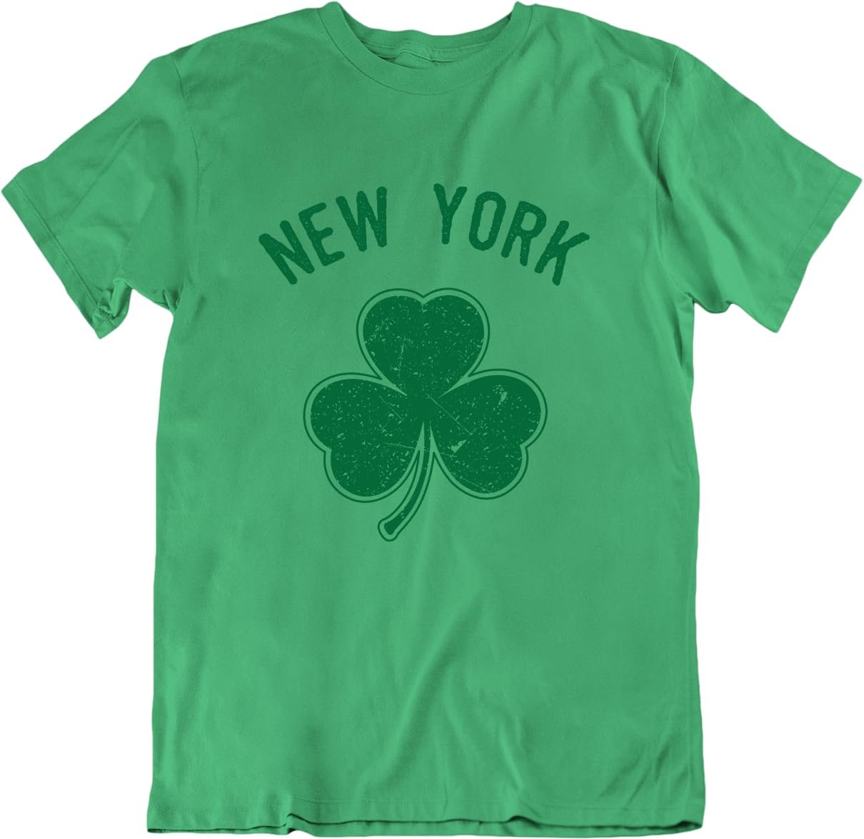 Men's Shamrock New York T-Shirt - Heather Green (XS-6XL)