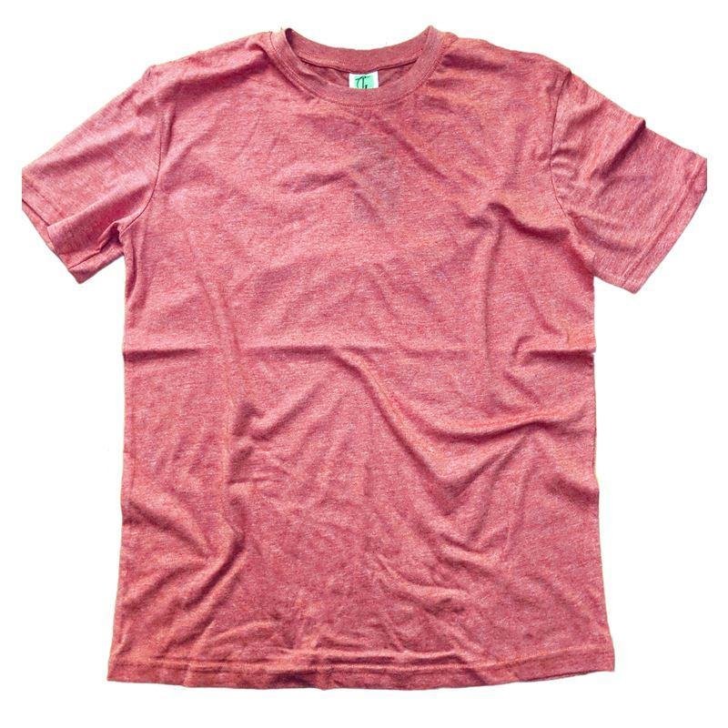 Tulo Garn Mens Heather Color Cotton Blend Tee - NYC Factory