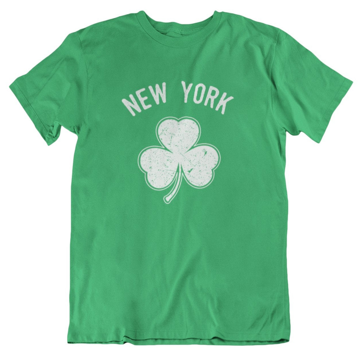 Men's Shamrock New York T-Shirt - Heather Green (XS-6XL)
