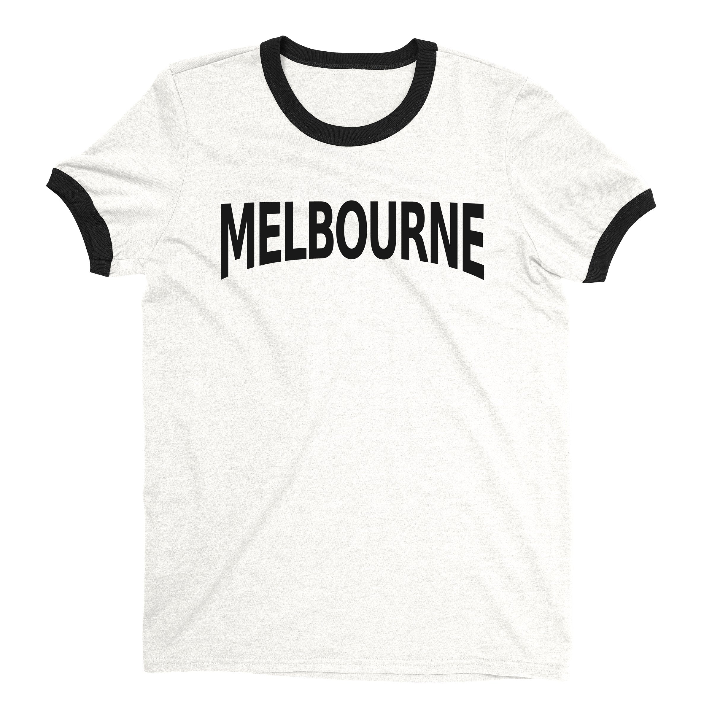 Melbourne Ringer Tee — White