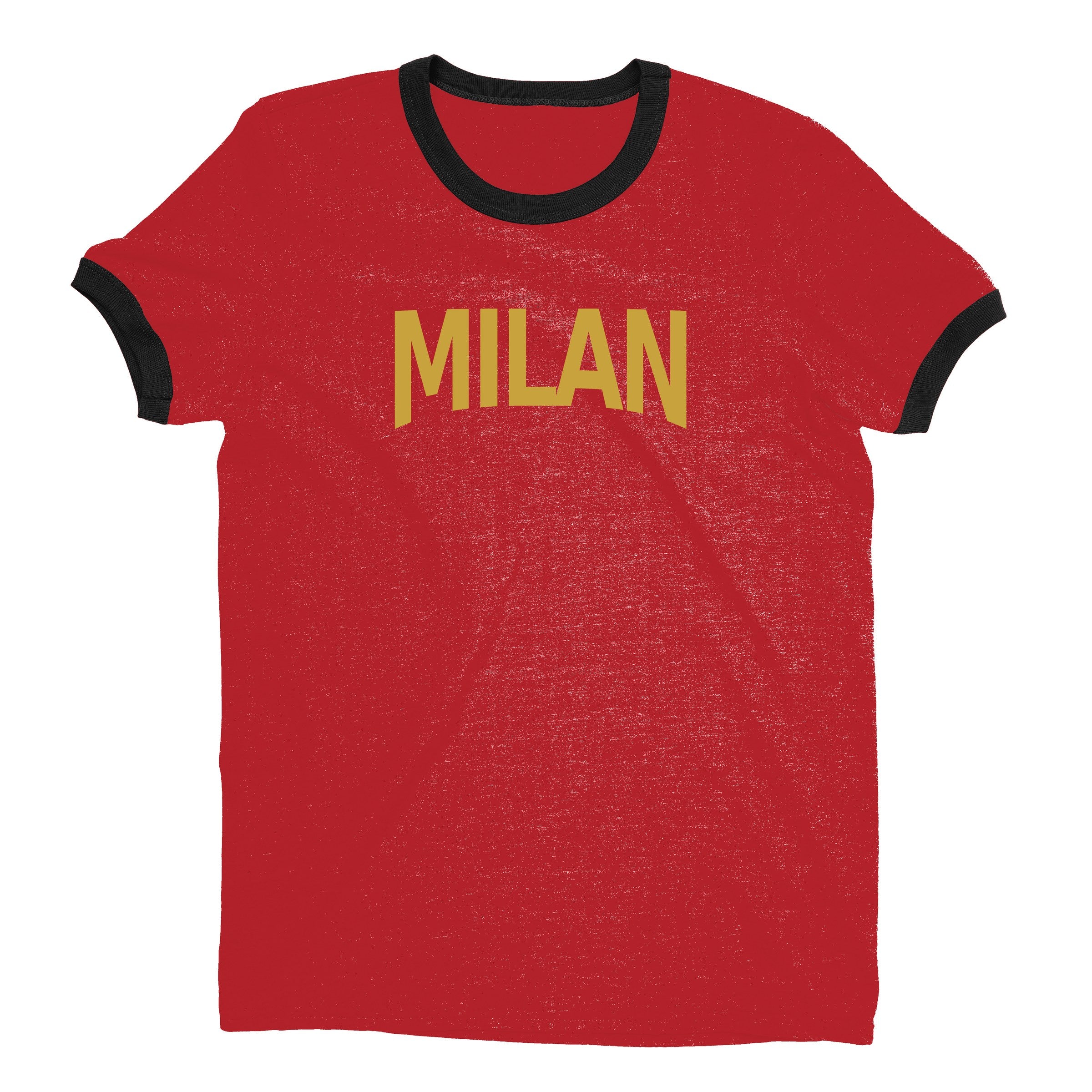 Milan Ringer Tee — Red