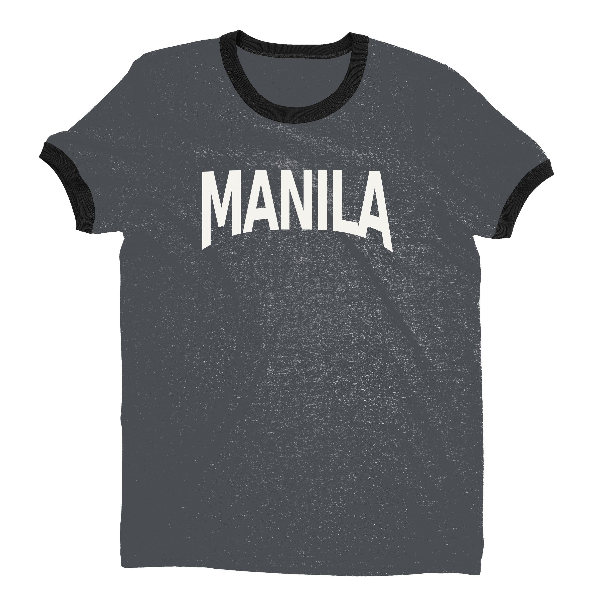 Manila Ringer Tee — Dark Heather