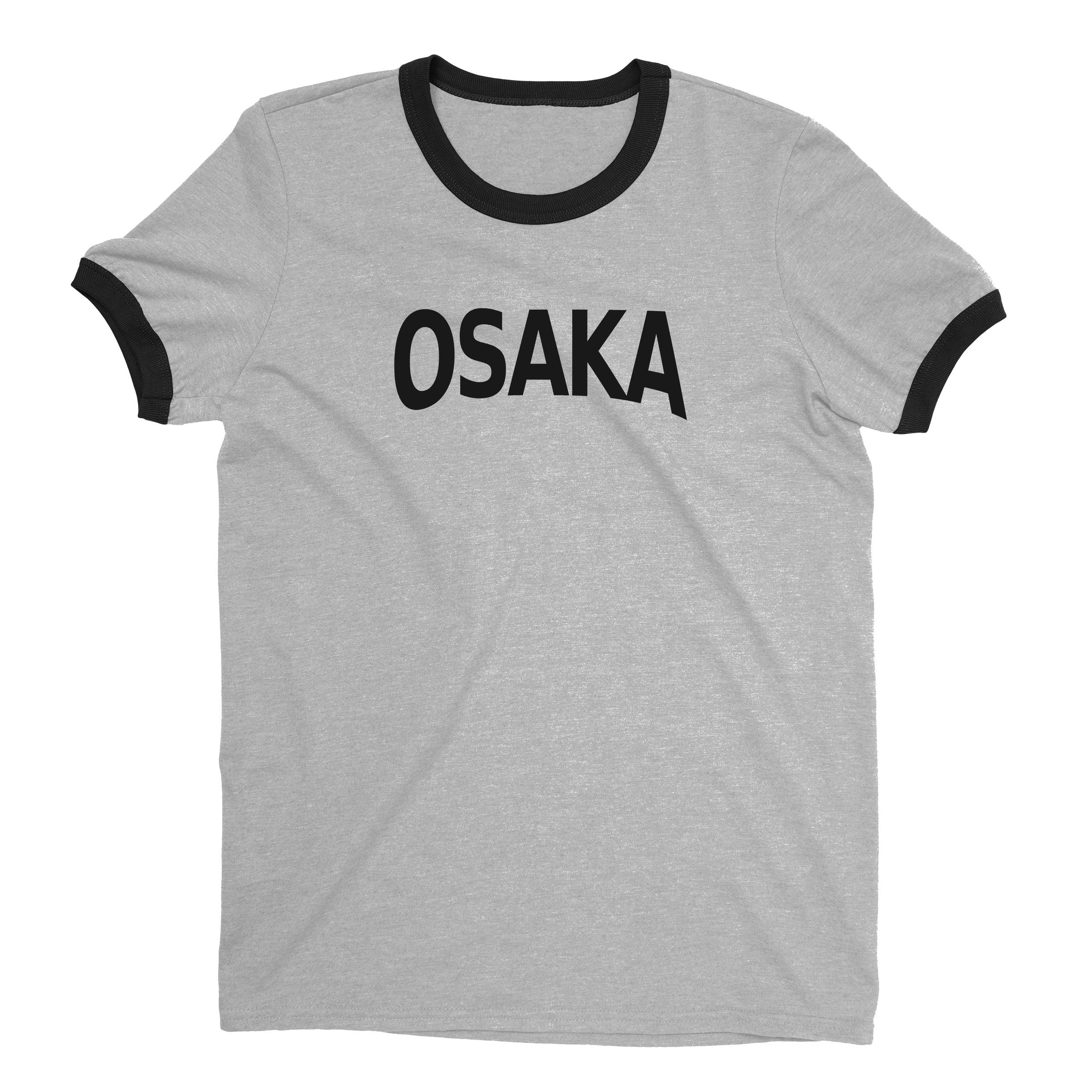 Osaka Ringer Tee — Heather Gray