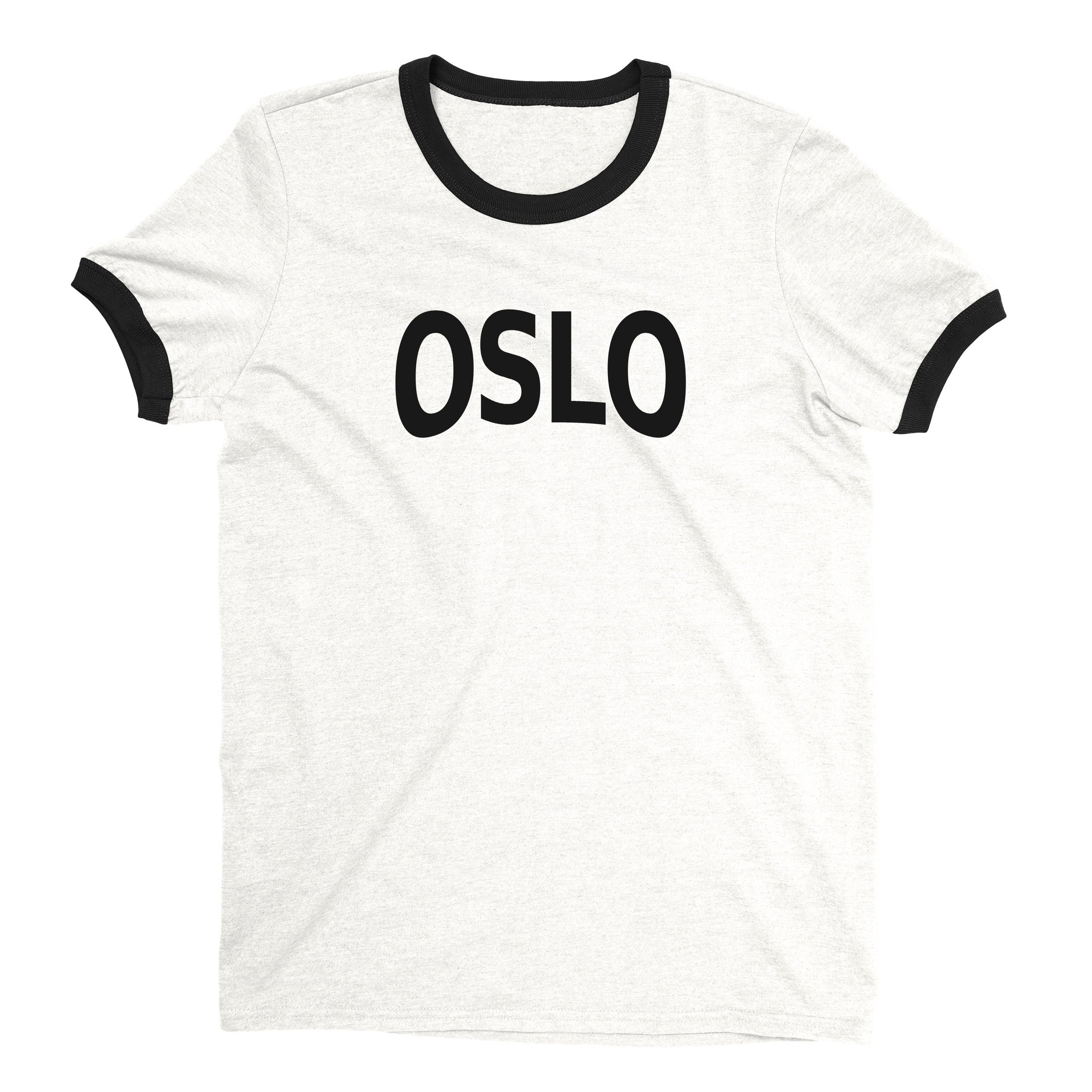 Oslo Ringer Tee — White